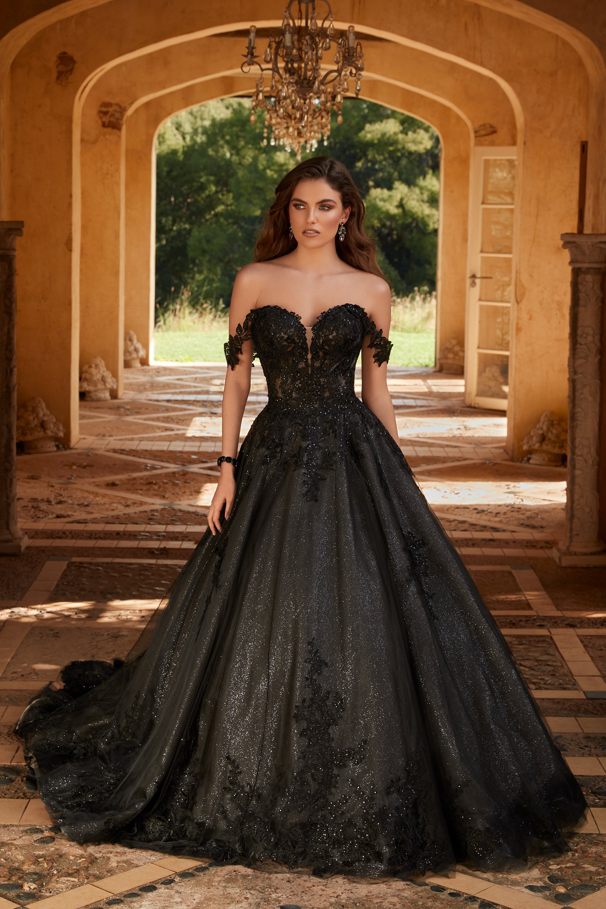 Black wedding gowns for sale best sale