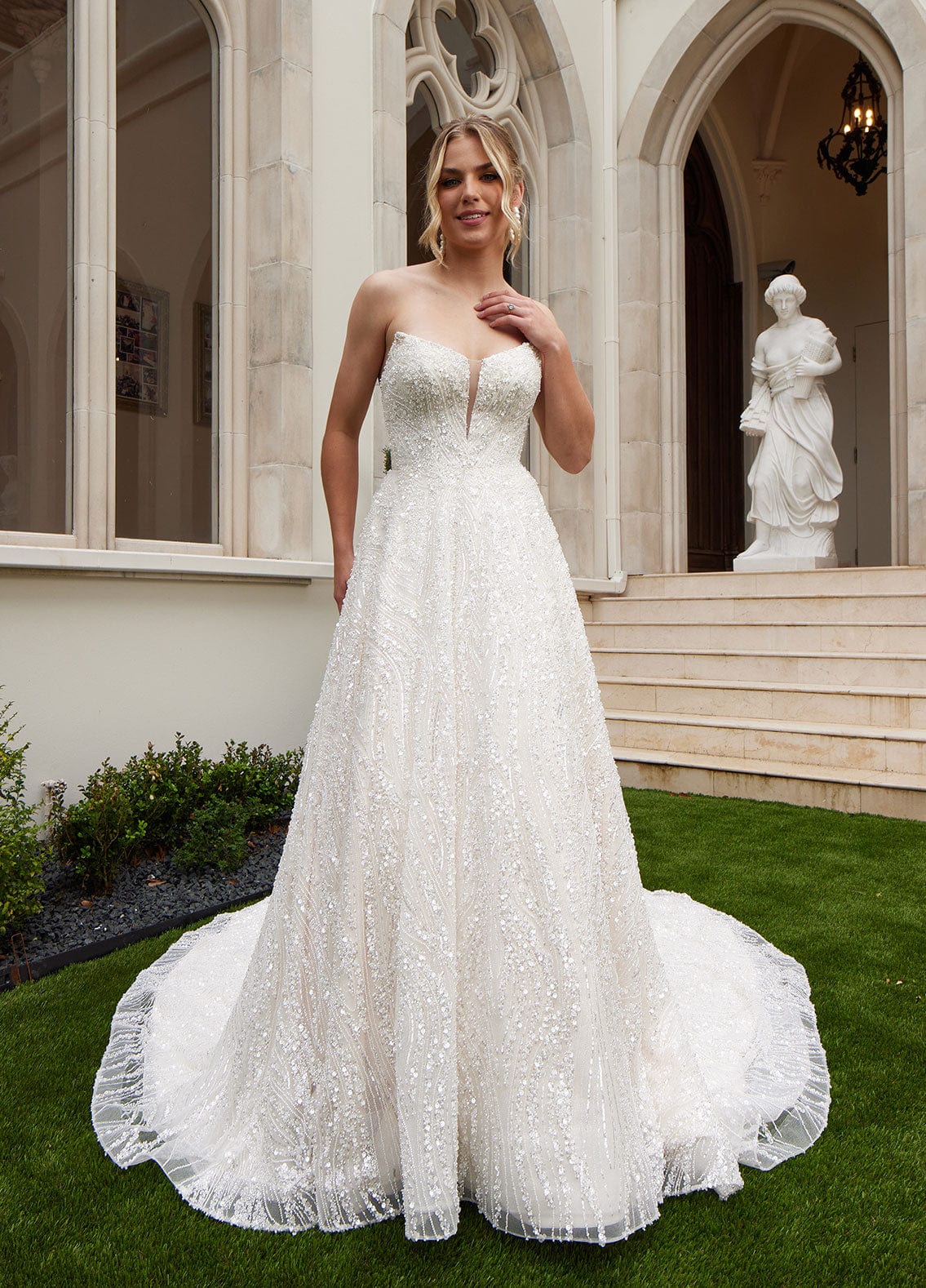 Ashley & Justin Wedding Dress Ashley & Justin: Edith - 12022
