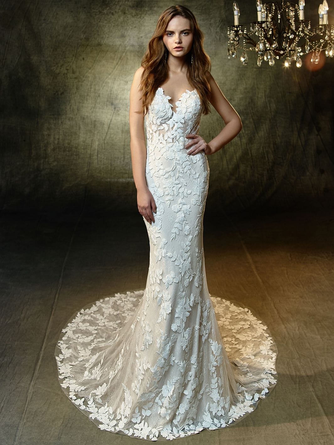 Blue by Enzoani Wedding Dress 10 / Ivory/Sand Blue by Enzoani: Lesley (Clearance)