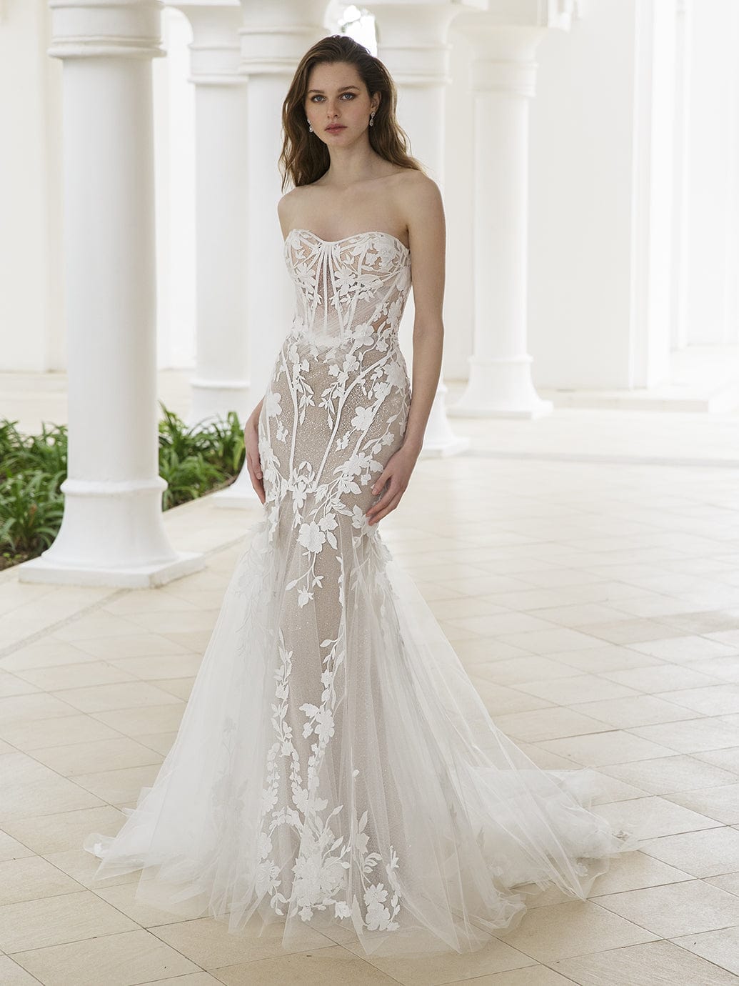 Blue by Enzoani Wedding Dress 10 / Ivory/Ivory/Nude Blue by Enzoani: Rowan (Clearance)