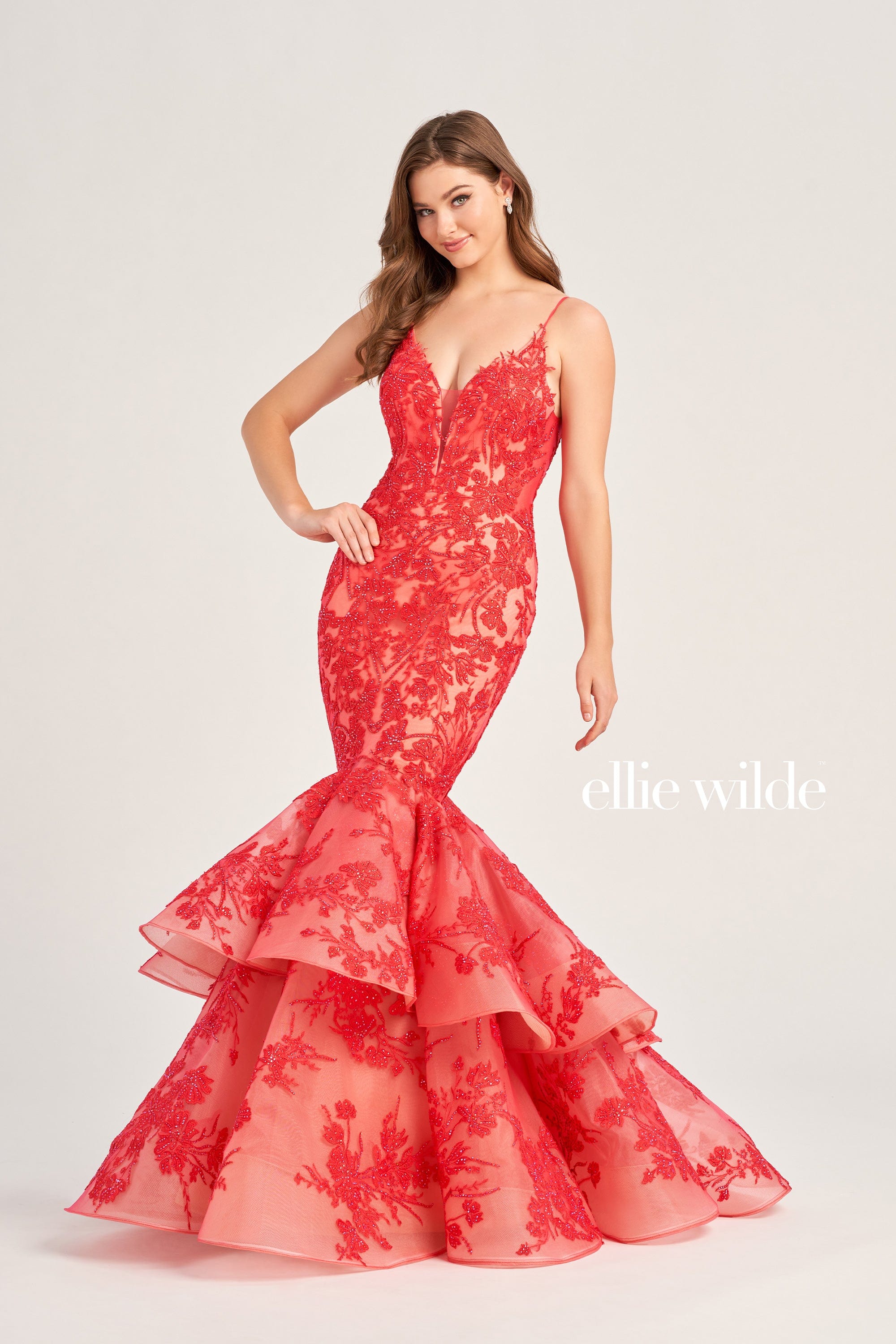ellie wilde red prom dress Ellie Wilde Prom Dress