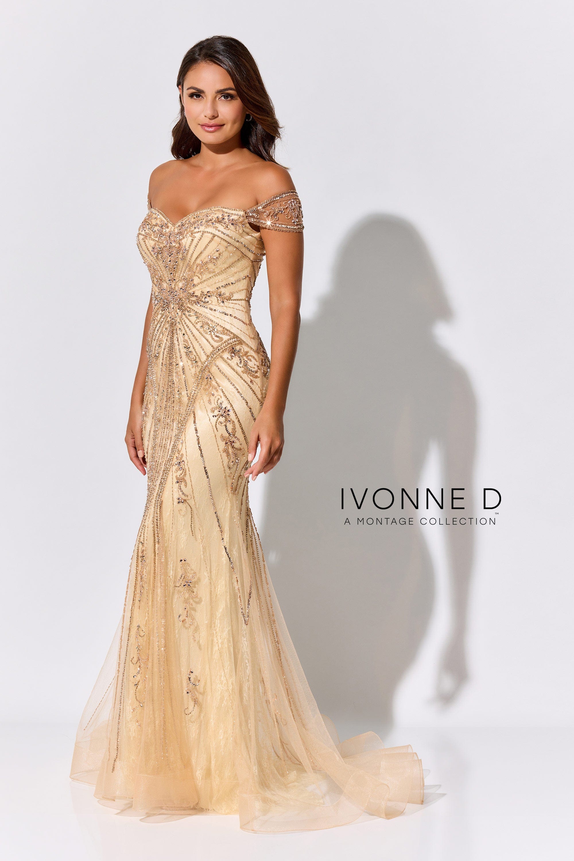 Ivonne D Mother of the Bride 4 / Dark Taupe Ivonne D: ID320