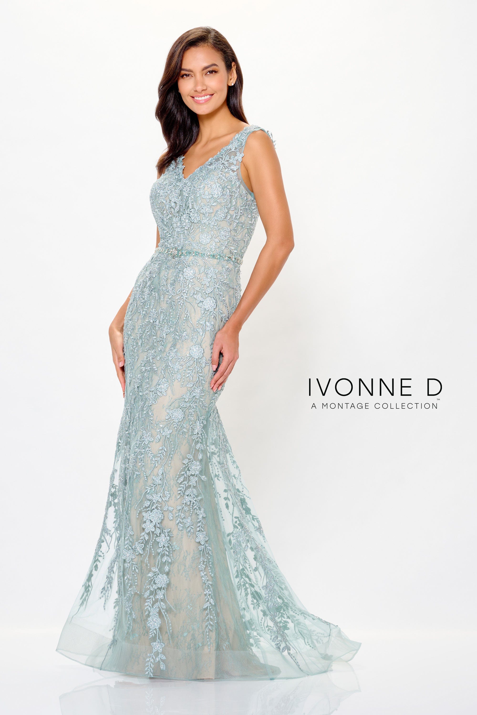 Ivonne D Mother of the Bride 4 / Sage/Nude Ivonne D: ID6207