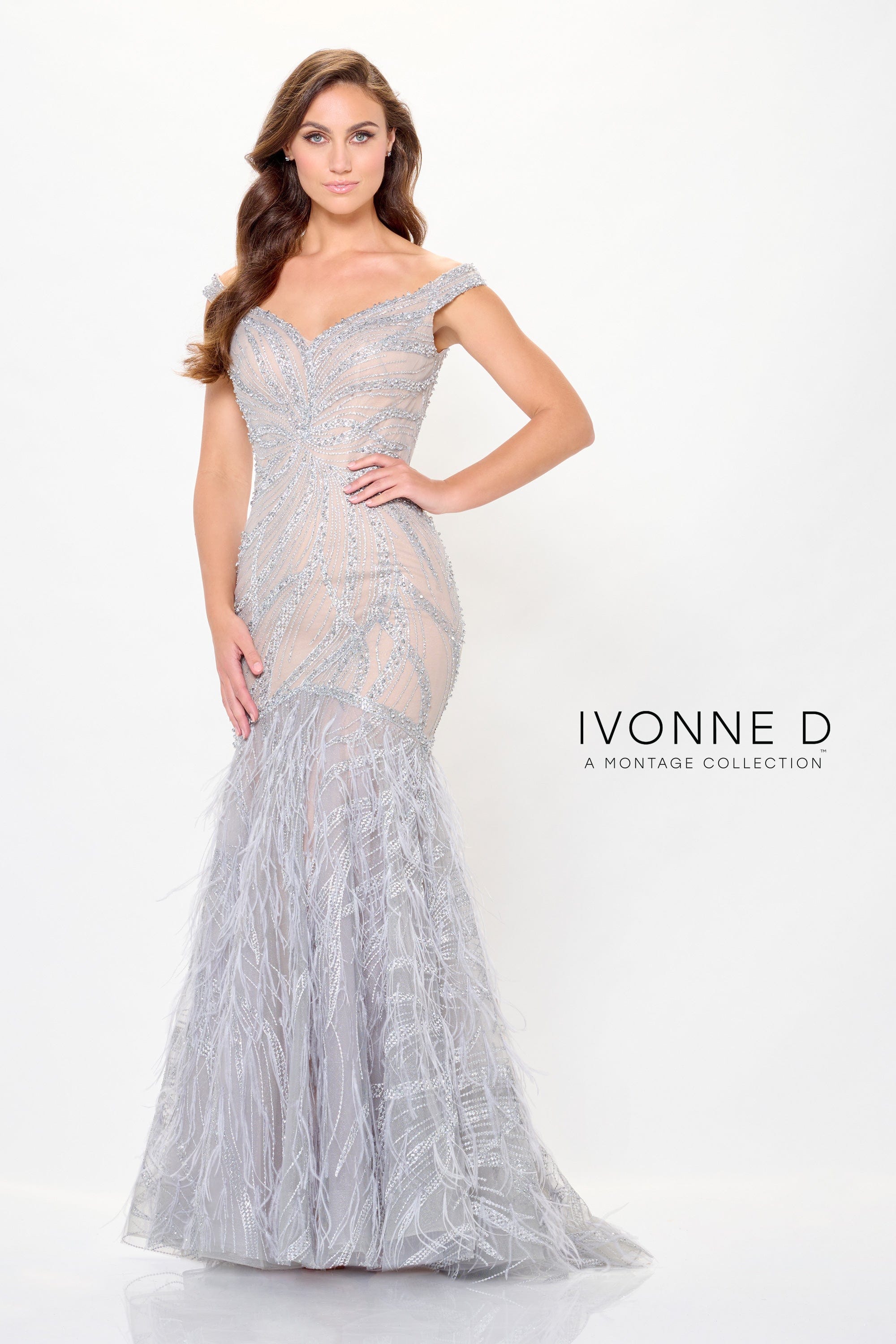 Ivonne D Mother of the Bride 4 / Platinum/Nude Ivonne D: ID6213