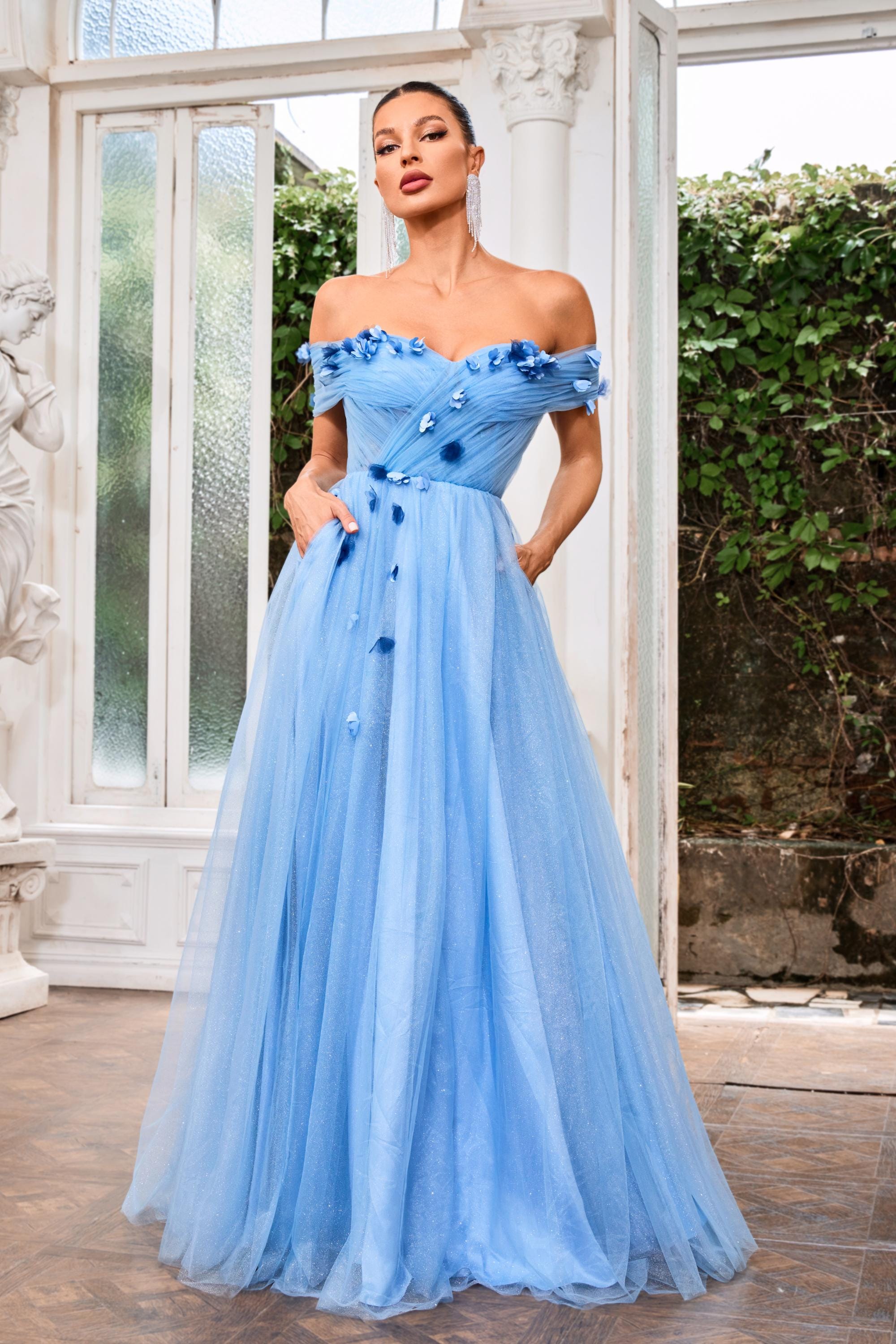ja Evening Dress 4 / Blue Jadore: J24005