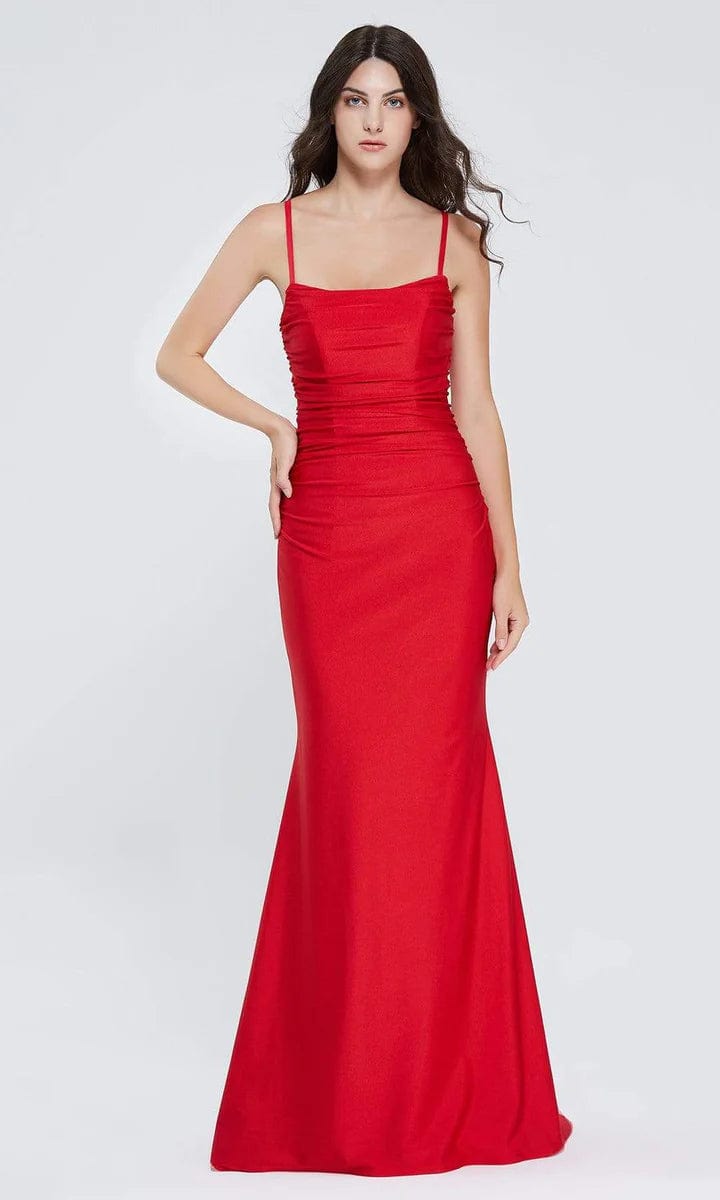 Jadore Evening Dress 4 / Red Jadore: J20016 (Clearance)