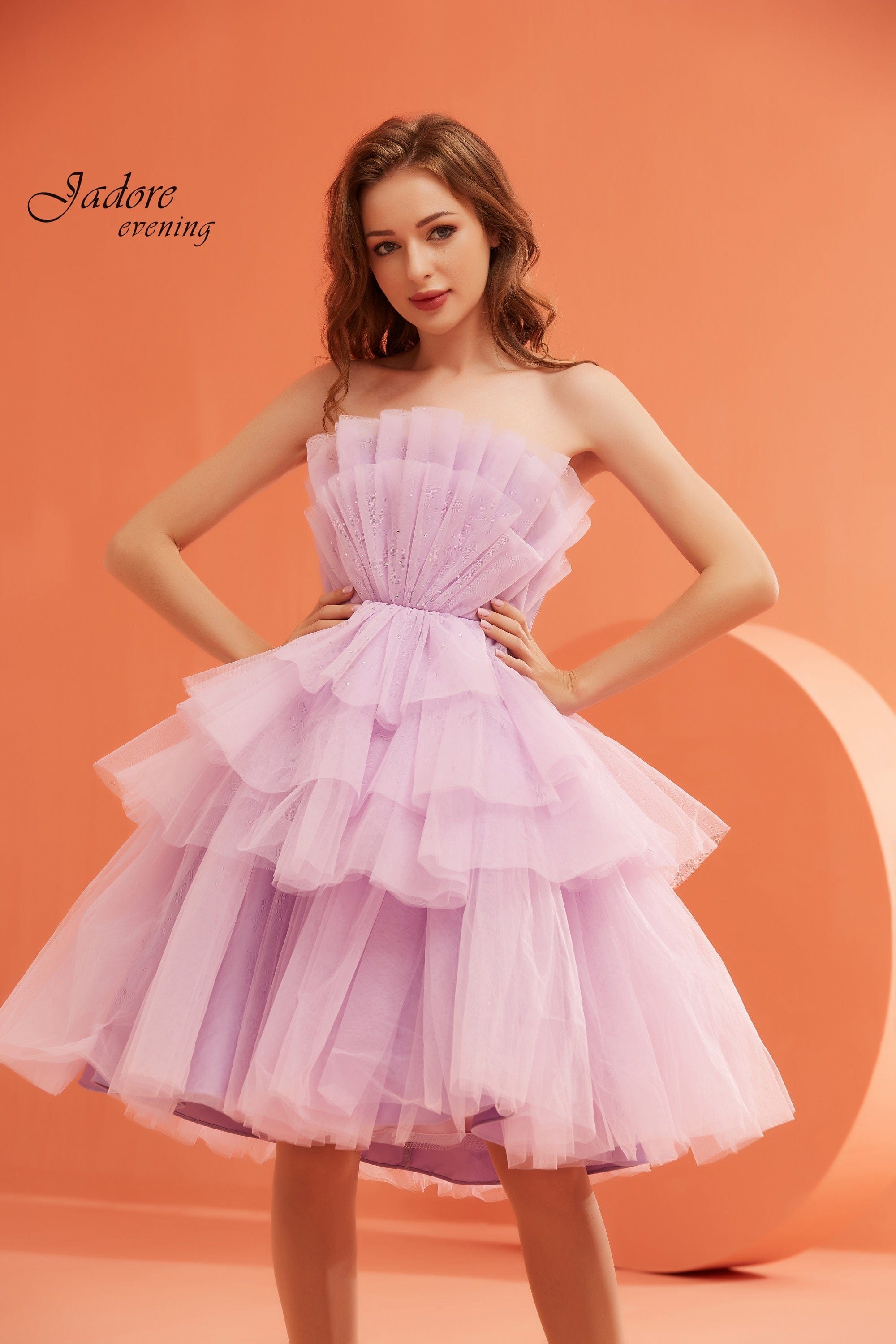 Jadore Evening Dress 8 / Ivory Jadore: J22073 (Clearance)