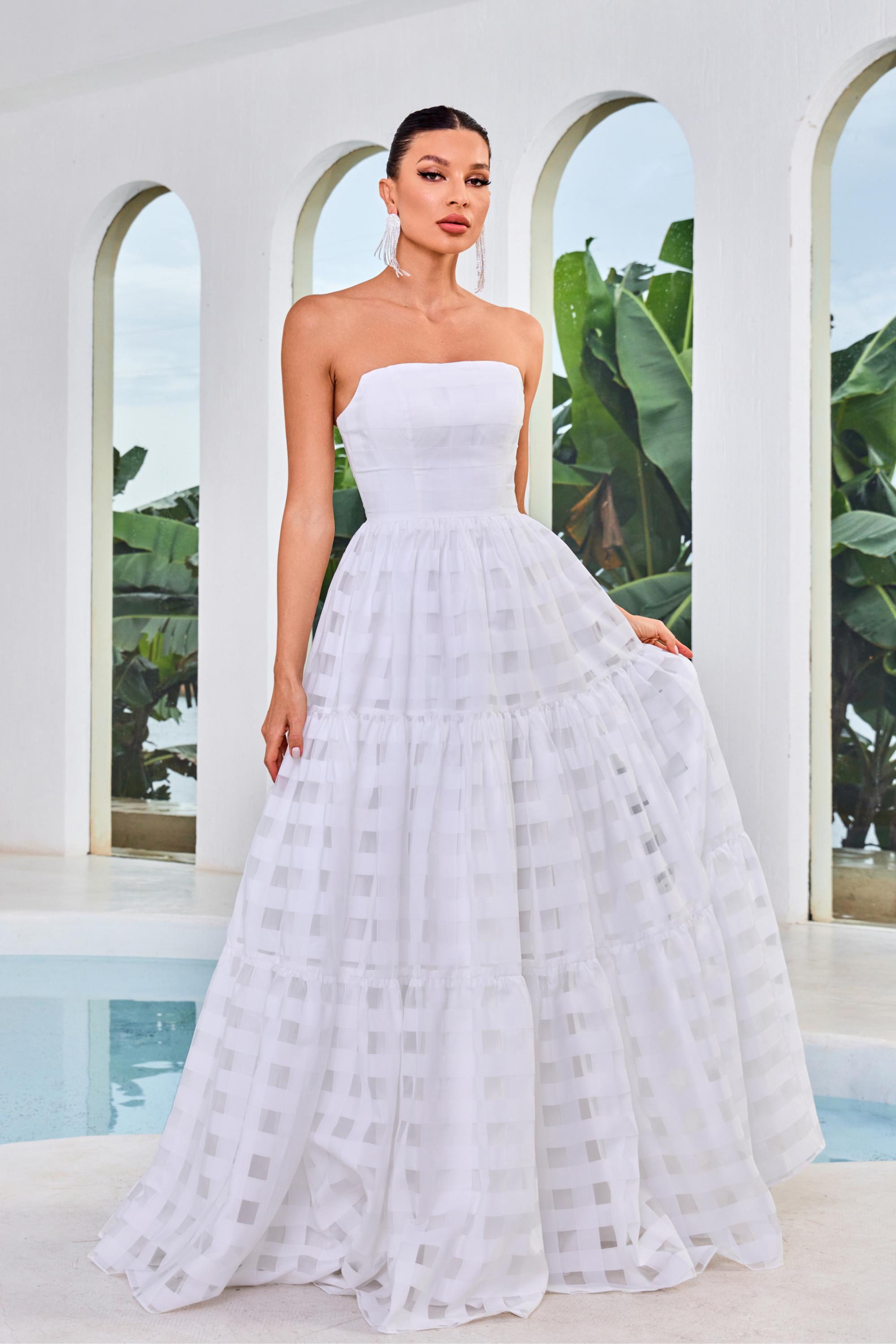 Jadore Evening Dress 4 / Ivory Jadore: J24048