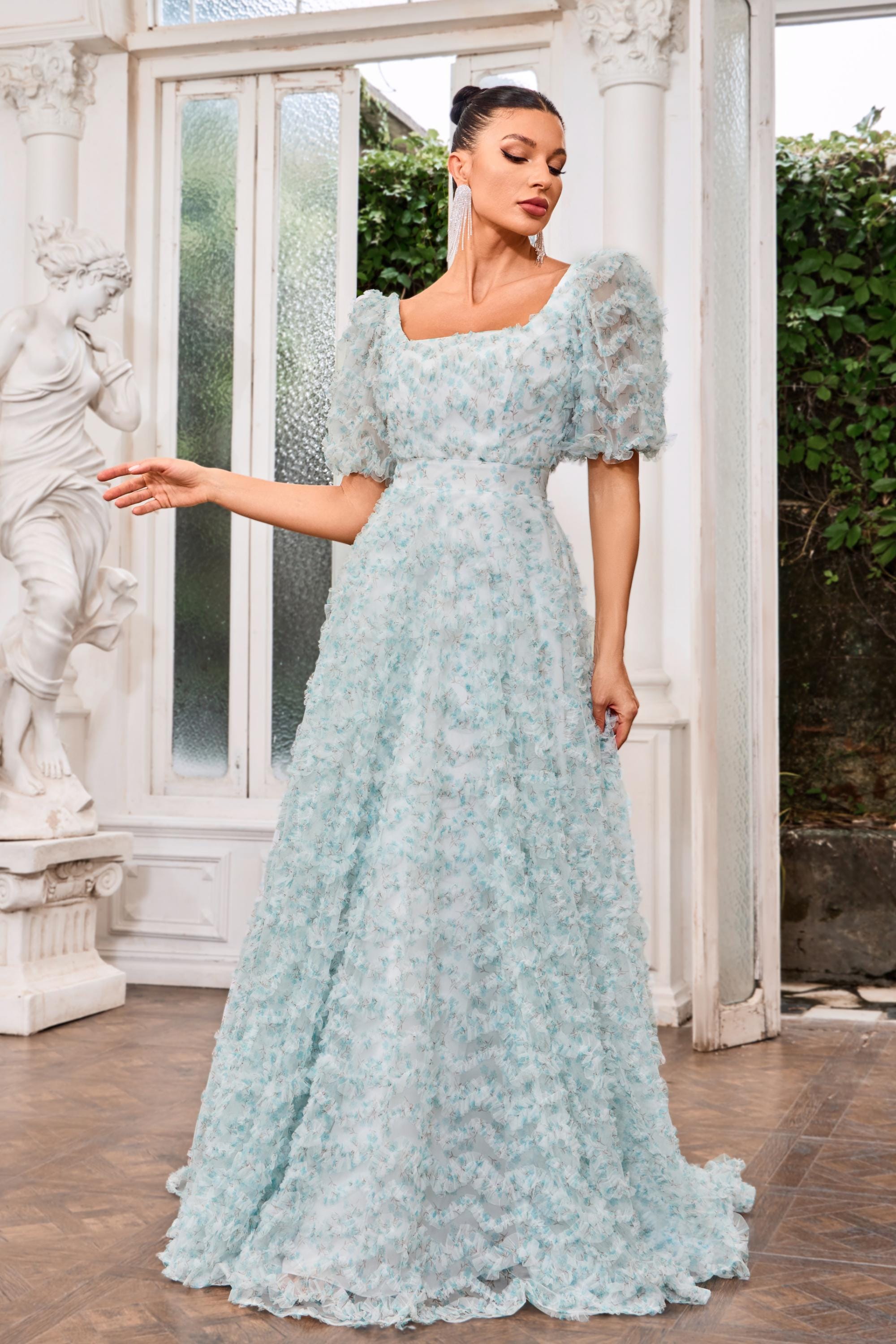 Jadore Evening Dress Aqua / 4 Jadore: J24050