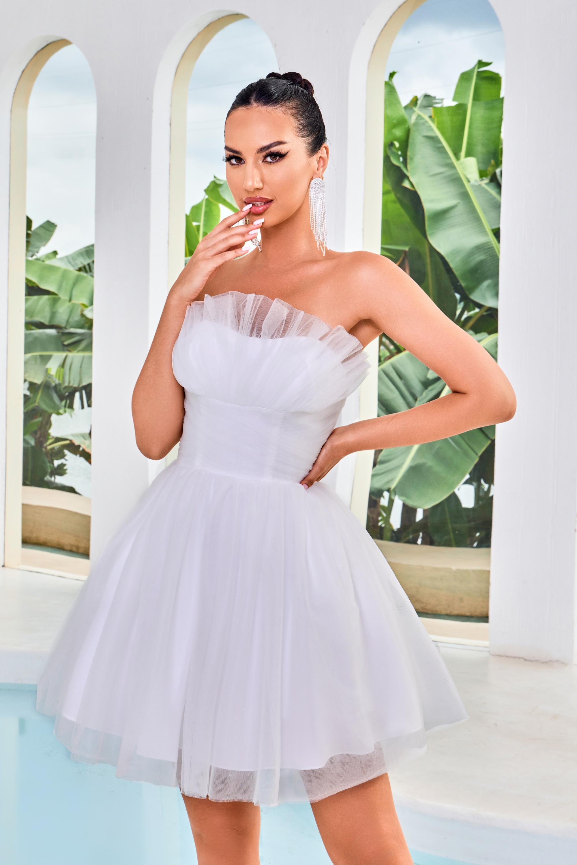 Jadore Evening Dress 4 / Ivory Jadore: J24072