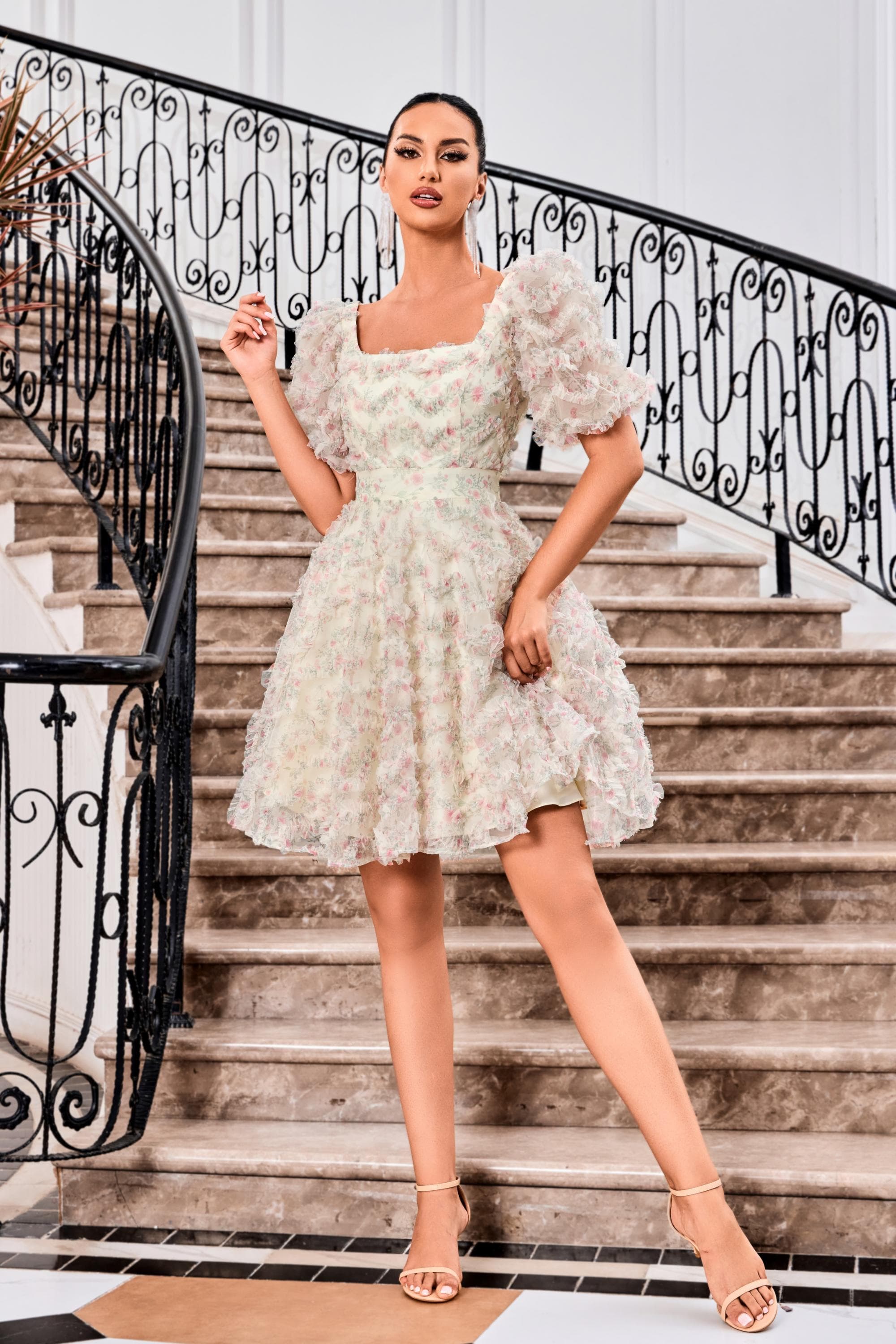 Jadore Evening Dress 4 / Blush Jadore: J24094