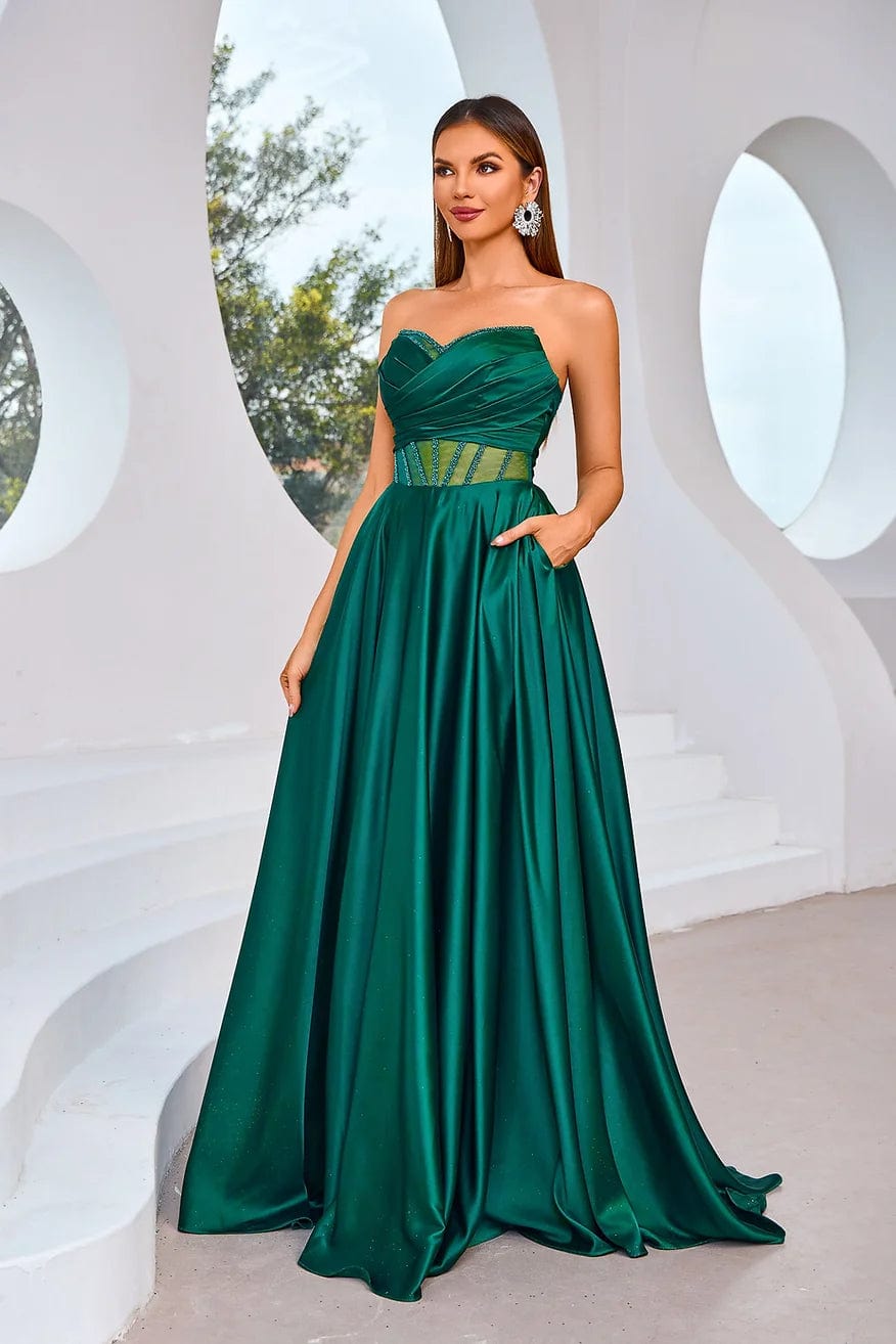 Jadore Evening Dress 2 / Emerald Jadore: J25007