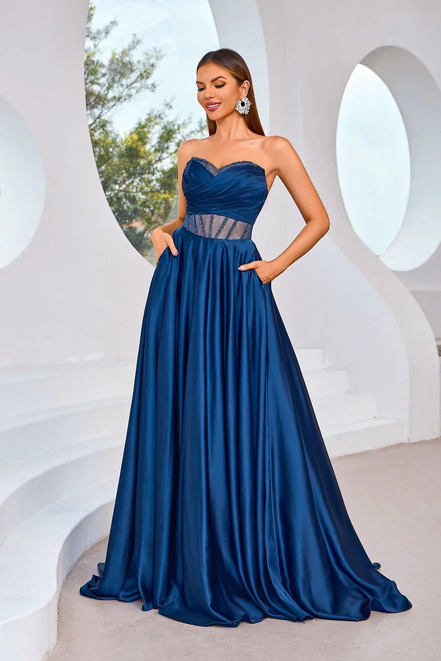 Jadore Evening Dress 2 / Navy Jadore: J25007