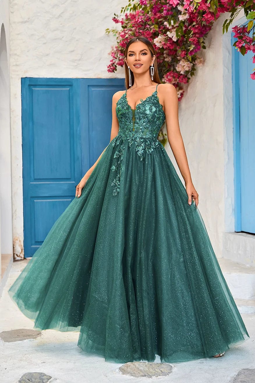 Jadore Evening Dress 2 / Emerald Jadore: J25018