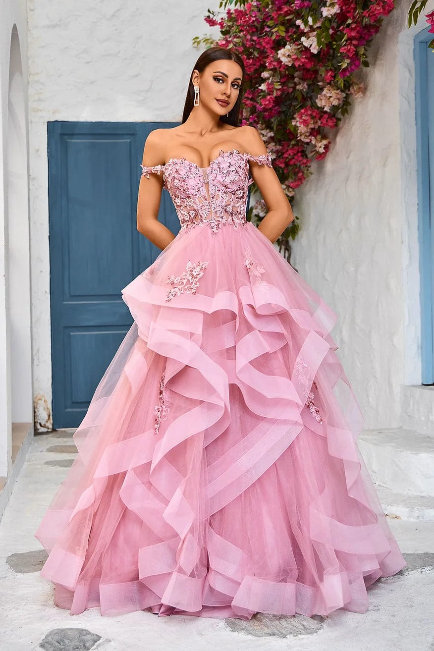 Jadore Evening Dress 2 / Ice Pink Jadore: J25019