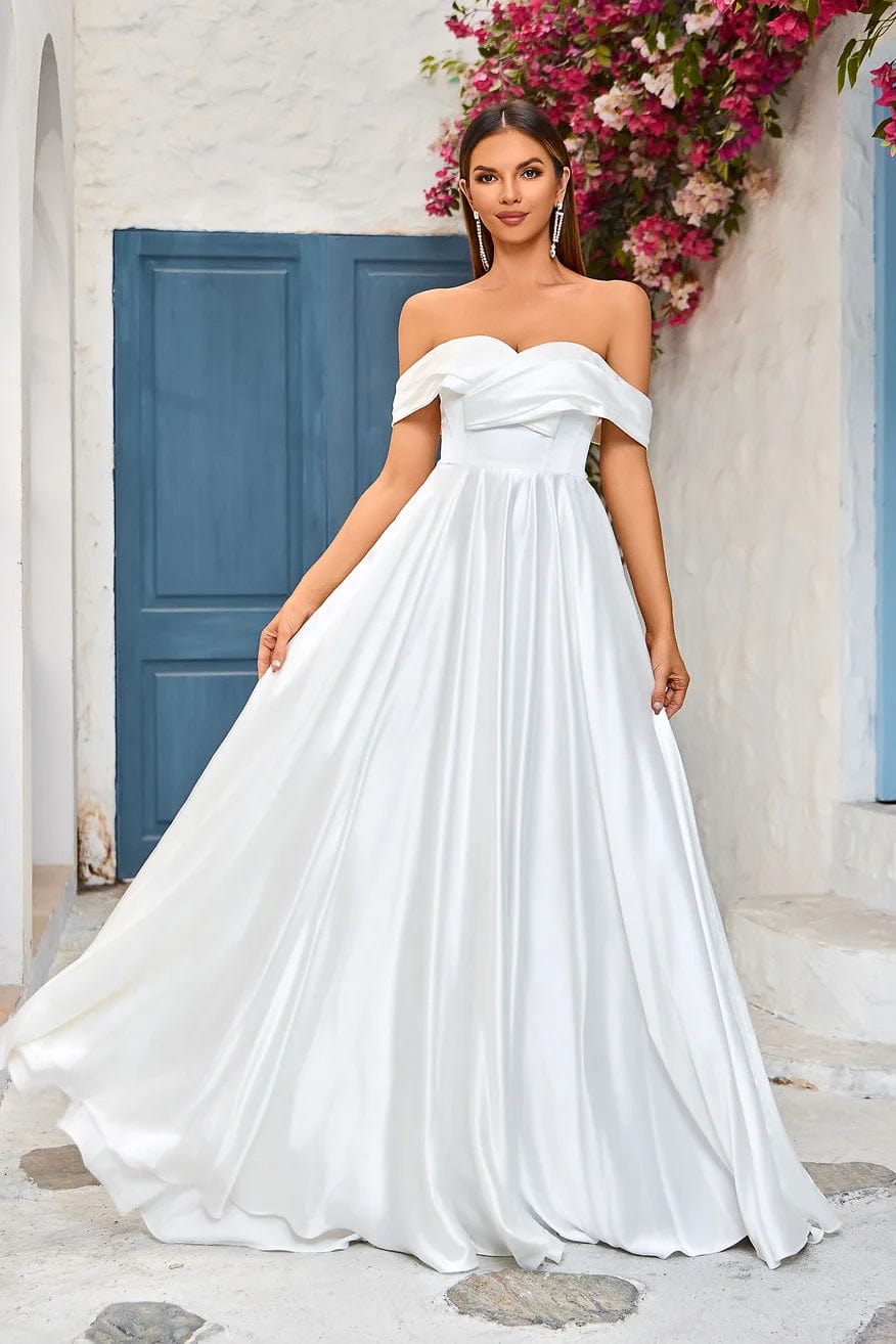 Jadore Evening Dress 2 / Ivory Jadore: J25020