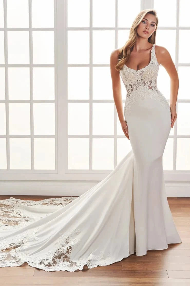 Martin Thornburg Wedding Dress 0 / Diamond White Martin Thornburg: MT1406 - Sonia