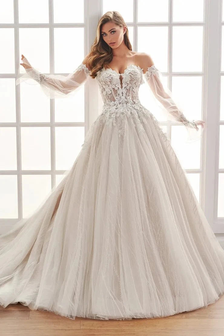 Martin Thornburg Wedding Dress 0 / Ivory/Champagne Martin Thornburg: MT1410 - Gwendolyn