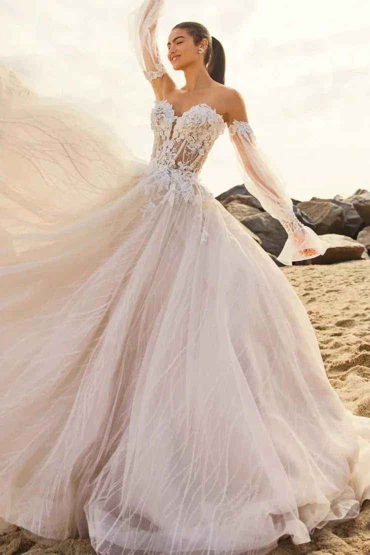 Martin Thornburg Wedding Dress 0 / Ivory Martin Thornburg: MT1410 - Gwendolyn