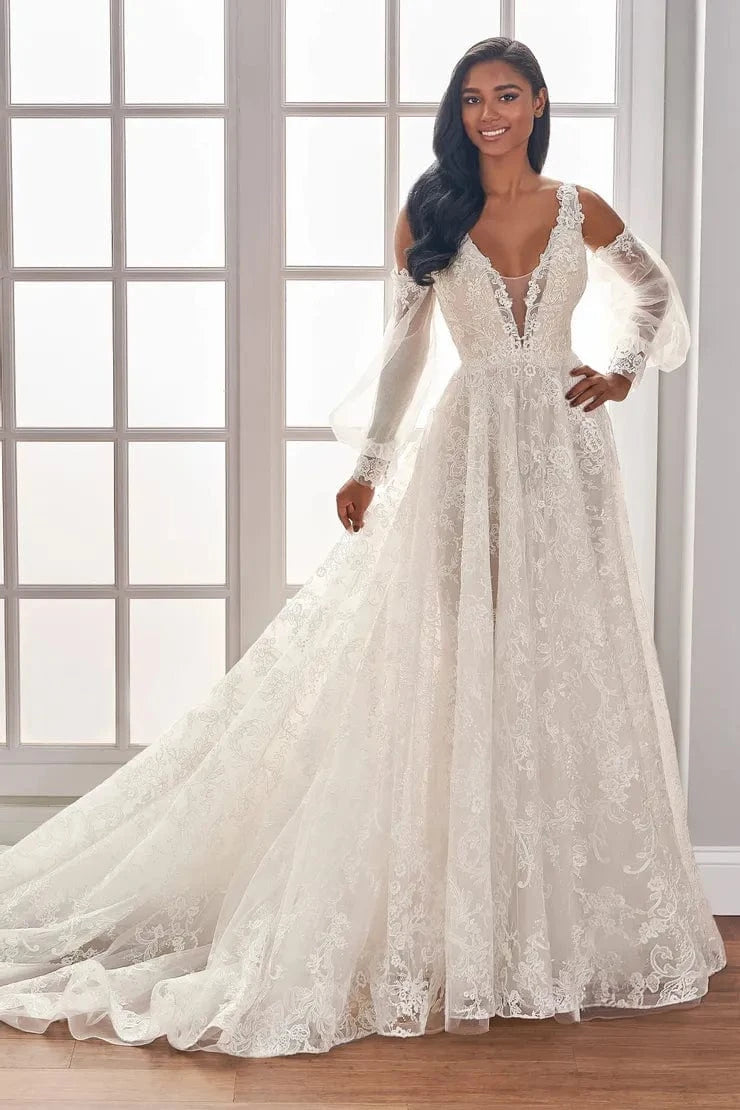 Martin Thornburg Wedding Dress 0 / Diamond White/Nude Martin Thornburg: MT1414 - Misty