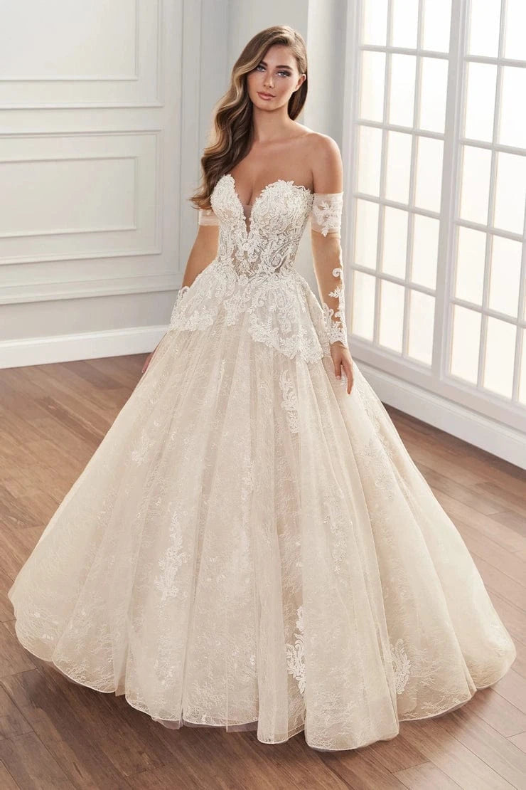 Martin Thornburg Wedding Dress 0 / Ivory Martin Thornburg: MT1433 - Anya