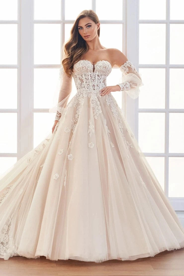 Martin Thornburg Wedding Dress 0 / Ivory/Moscato Martin Thornburg: MT1435 - Amara