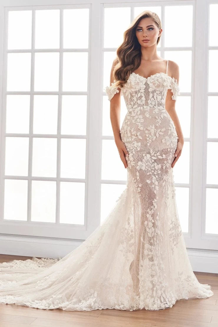 Martin Thornburg Wedding Dress 0 / Diamond White/Nude Martin Thornburg: MT1436 - Sasha