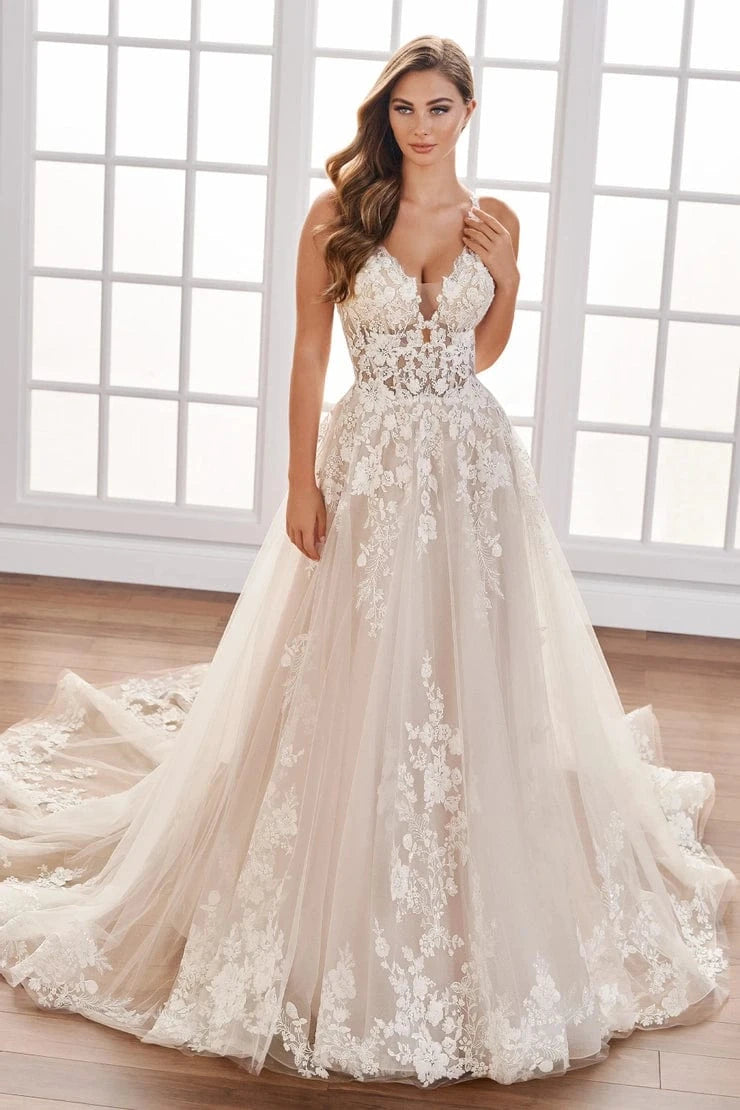 Martin Thornburg Wedding Dress 0 / Ivory/Champagne Martin Thornburg: MT1440 - Adara