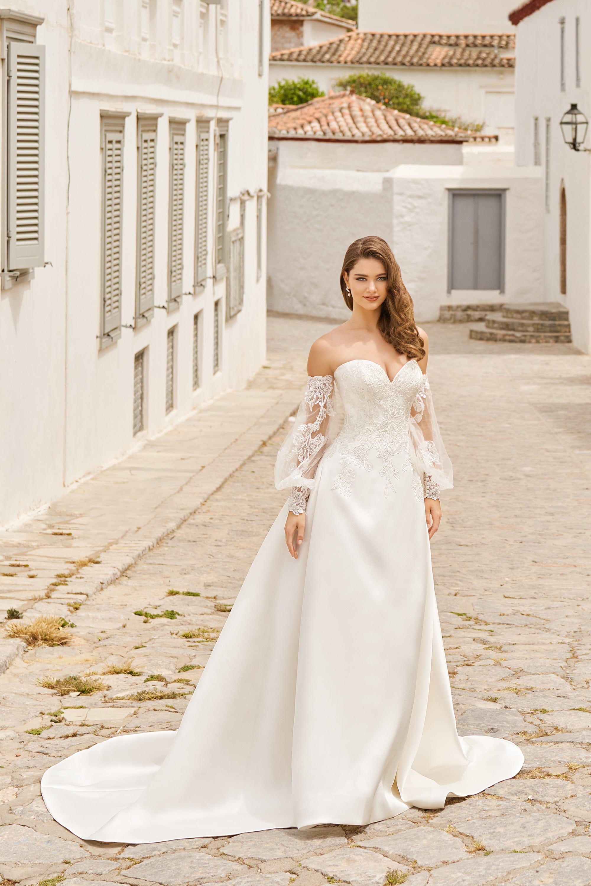 Martin Thornburg Wedding Dress 0 / Diamond White Martin Thornburg: MT1443 - Fedora