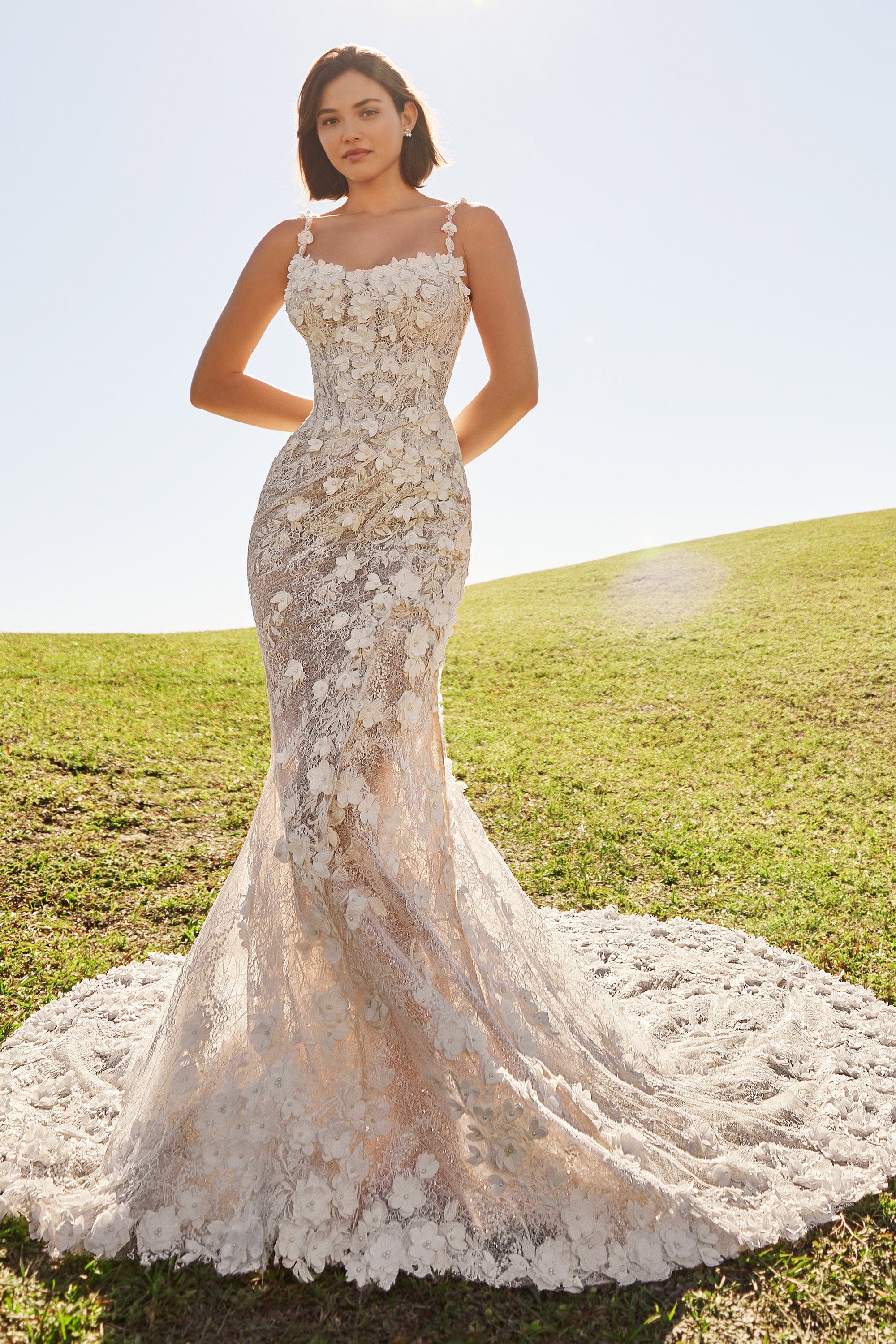 Martin Thornburg Wedding Dress 0 / Ivory/Nude Martin Thornburg: MT3206 - Nemy