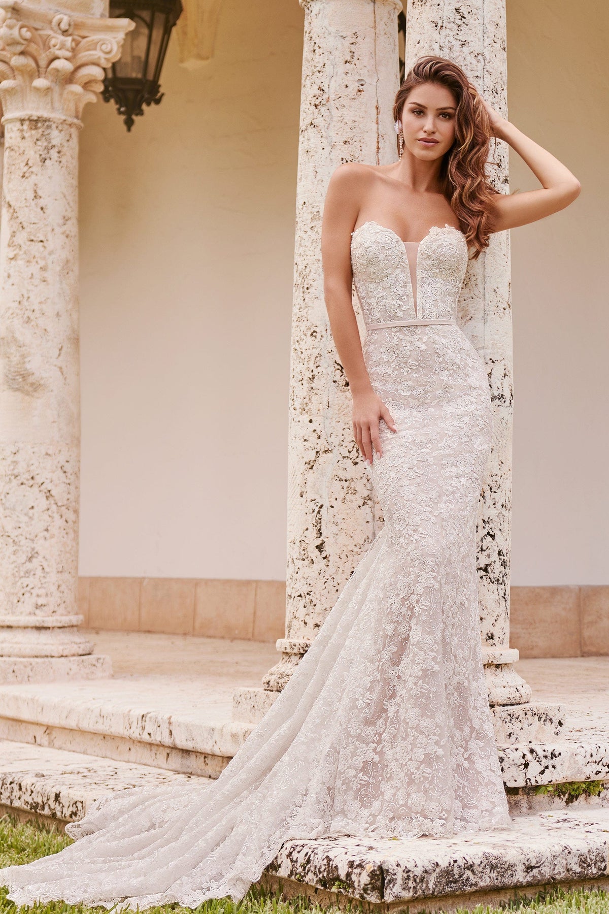 Martin Thornburg Wedding Dress 0 / Ivory/Blush Martin Thornburg: MT3223 - Blaire