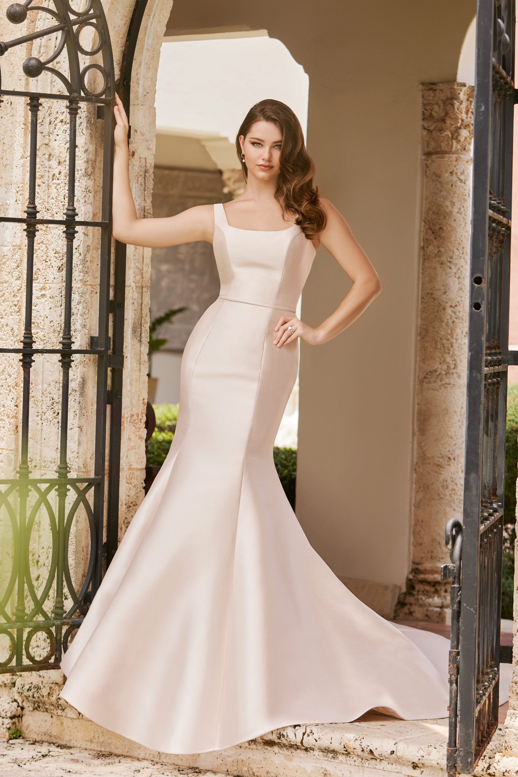 Martin Thornburg Wedding Dress 0 / Rum Pink/Diamond White Martin Thornburg: MT3227 - Asher