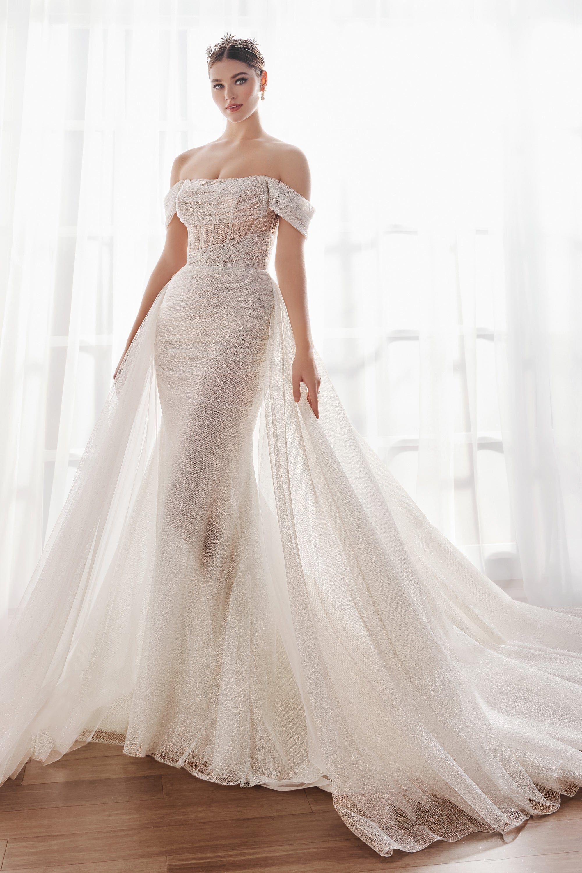 Martin Thornburg Wedding Dress 0 / Diamond White Martin Thornburg: MT5101 - Aster