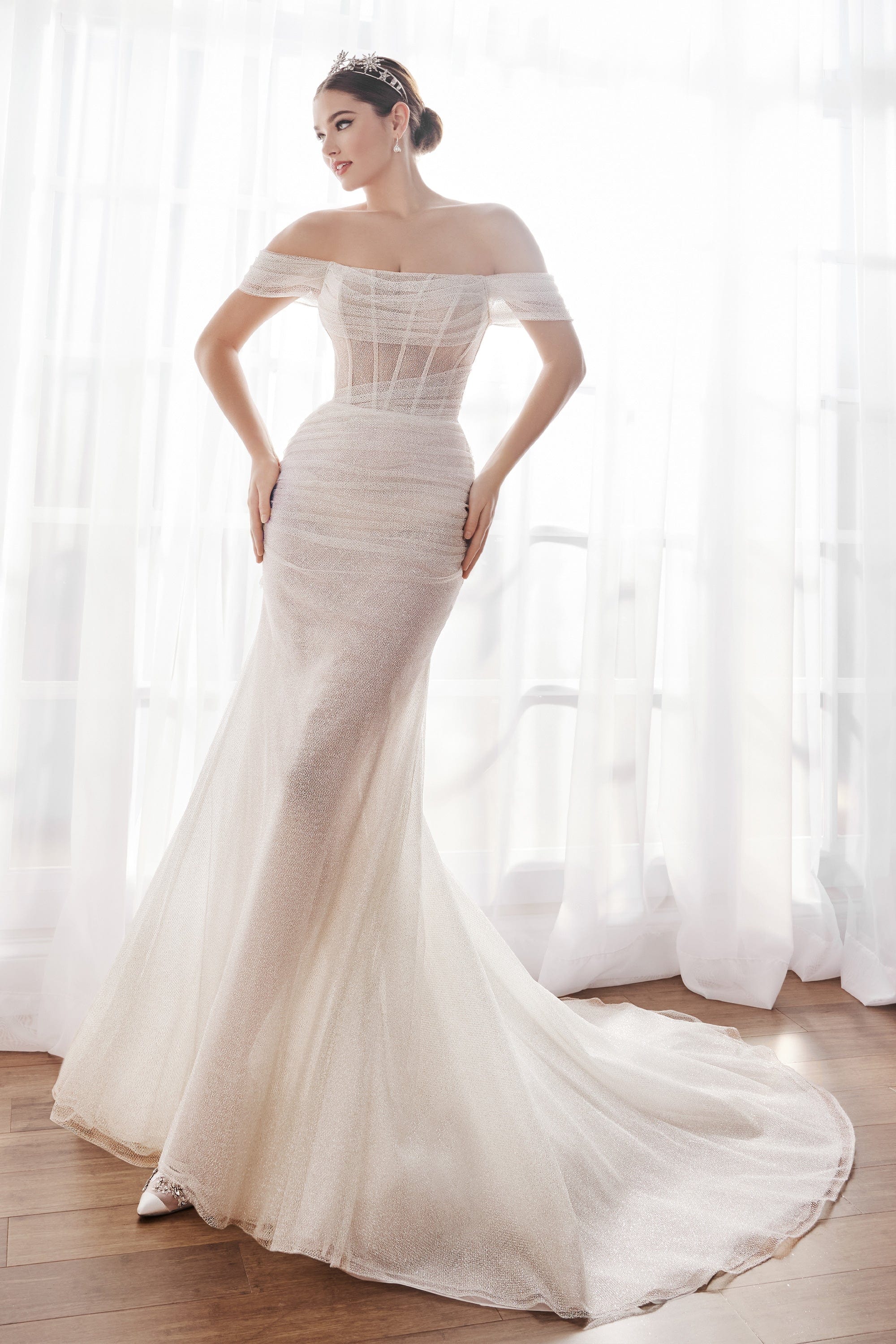 Martin Thornburg Wedding Dress 0 / Diamond White Martin Thornburg: MT5101F - Aster