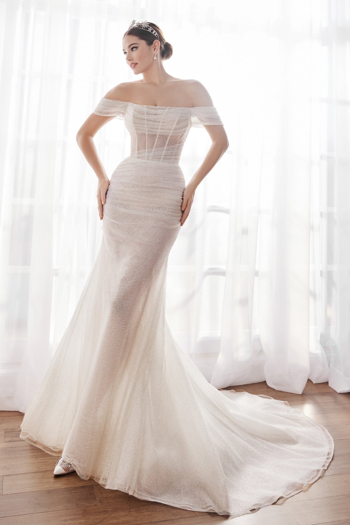 Martin Thornburg Wedding Dress 0 / Diamond White Martin Thornburg: MT5101F - Aster