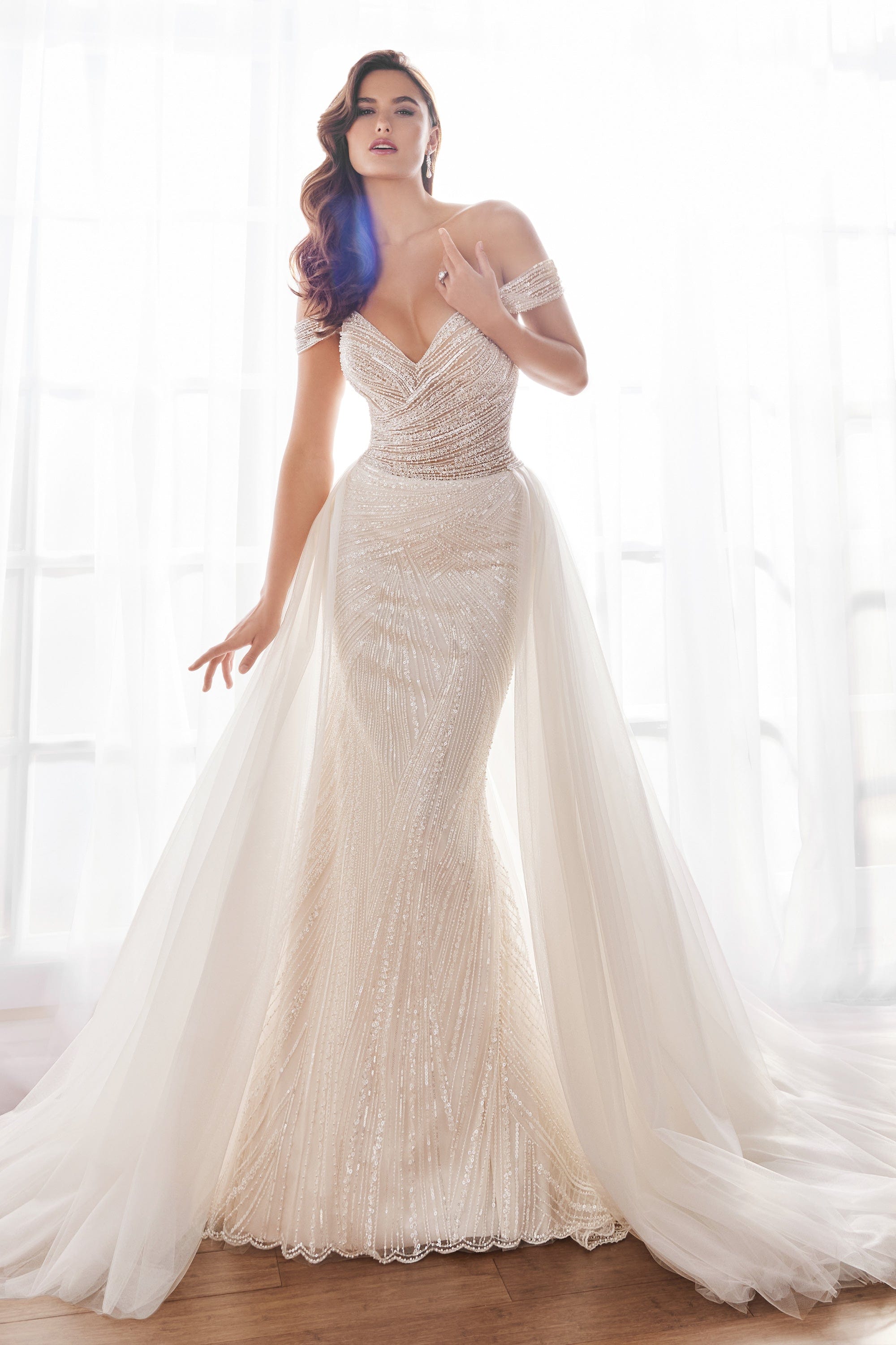 Martin Thornburg Wedding Dress 0 / Ivory Martin Thornburg: MT5107 - Jaelyn