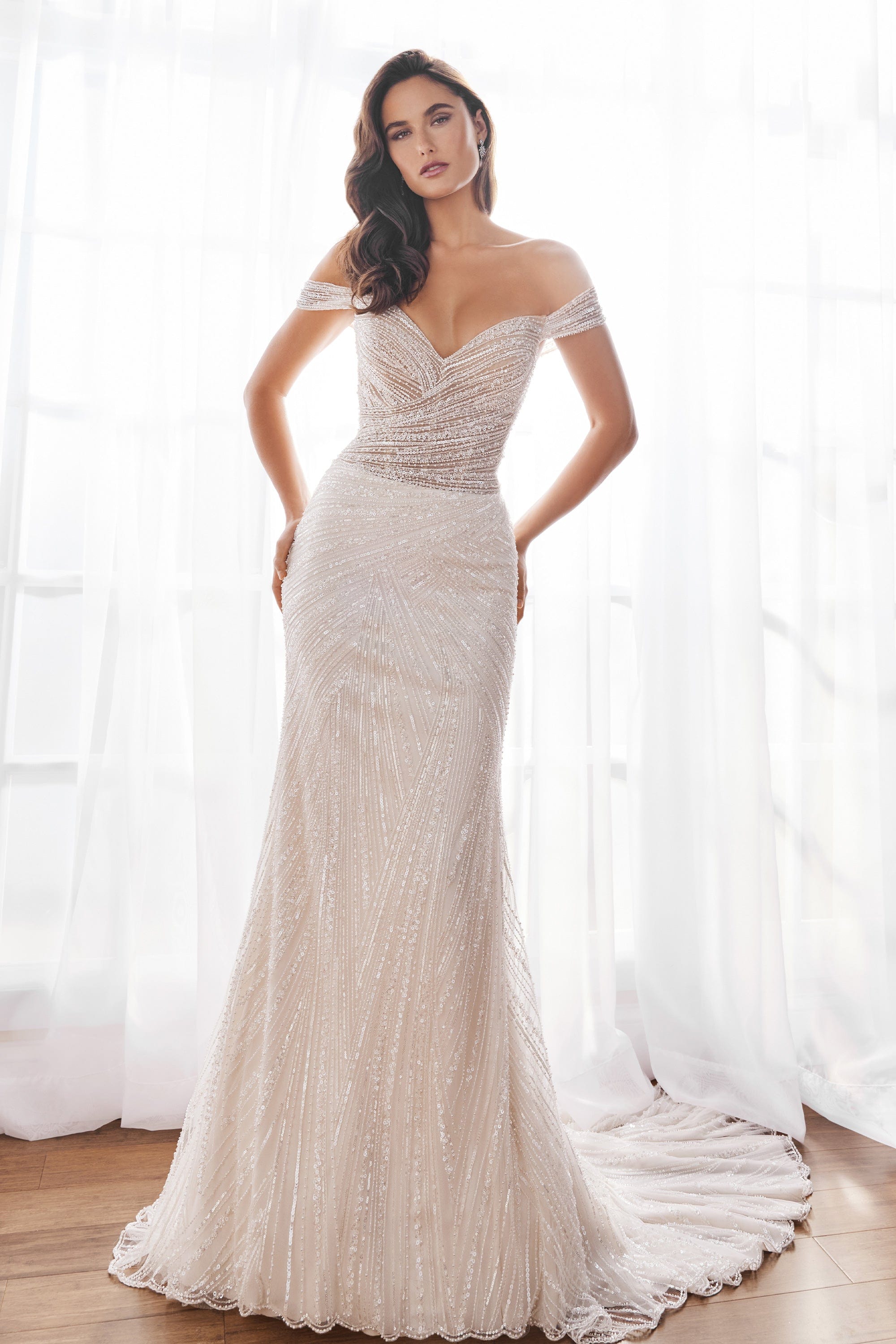 Martin Thornburg Wedding Dress 0 / Ivory Martin Thornburg: MT5107F - Jaelyn