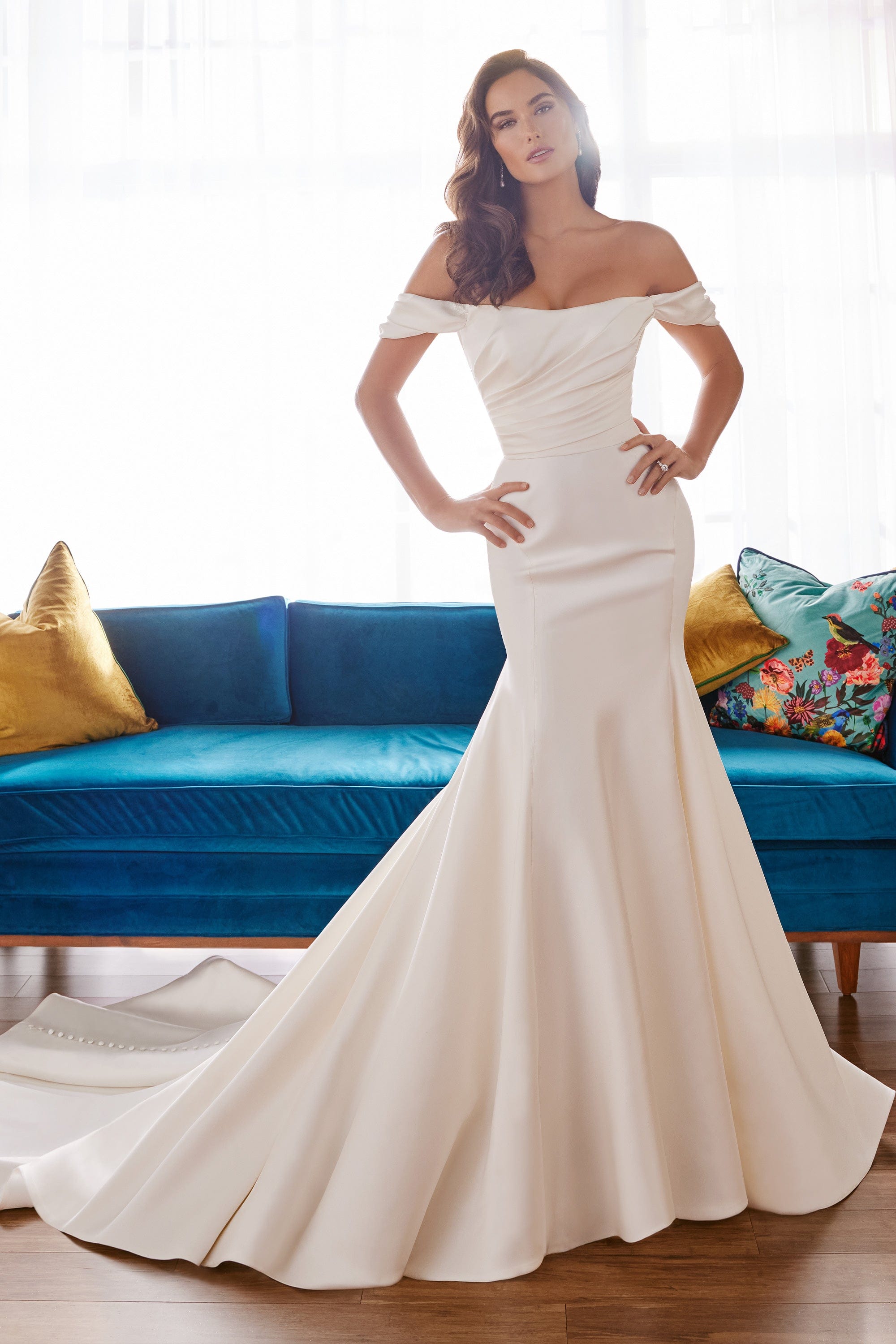 Martin Thornburg Wedding Dress 0 / Ivory Martin Thornburg: MT5109 - Kailey