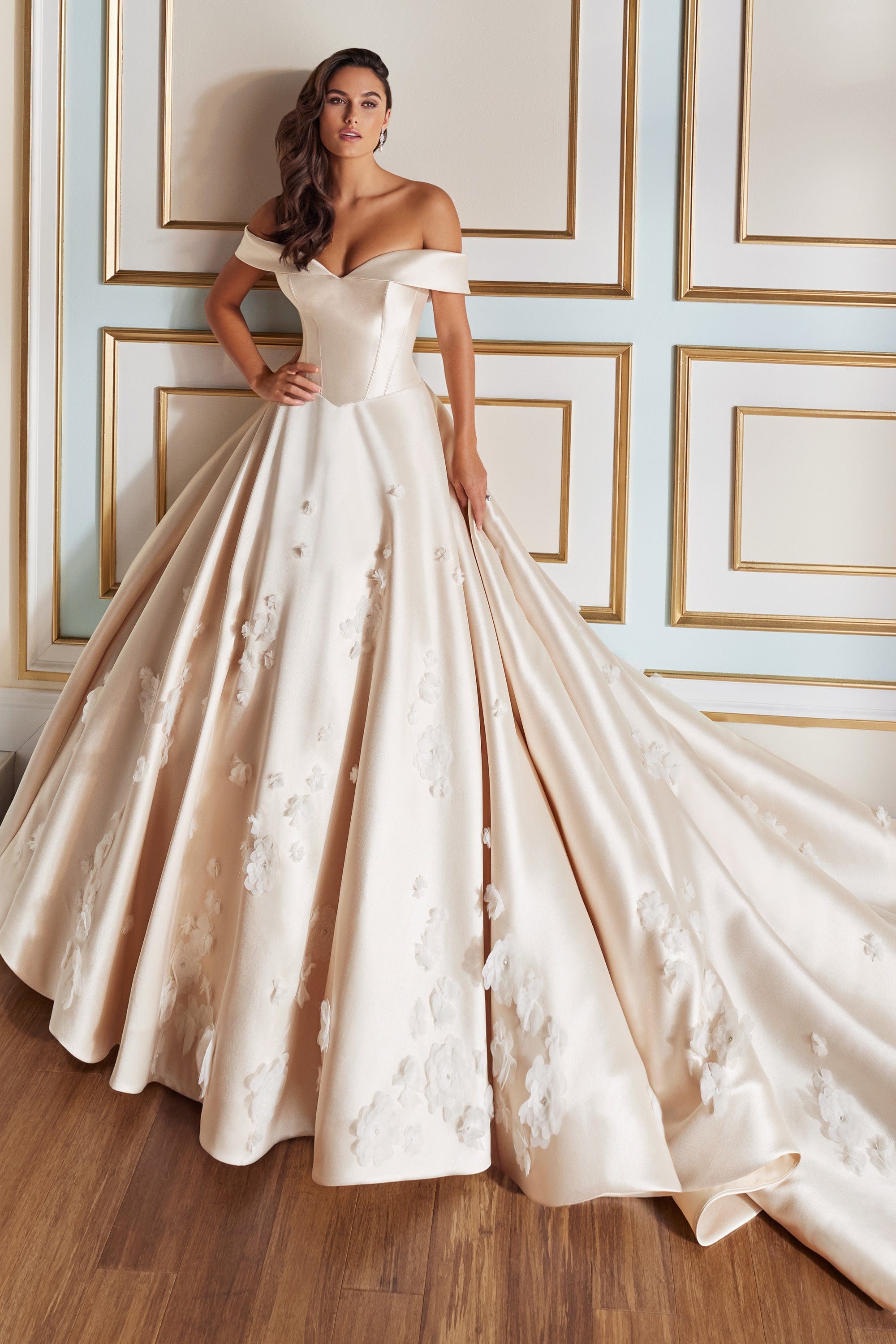 Martin Thornburg Wedding Dress 0 / Rum Pink Martin Thornburg: MT5116 - Lysa