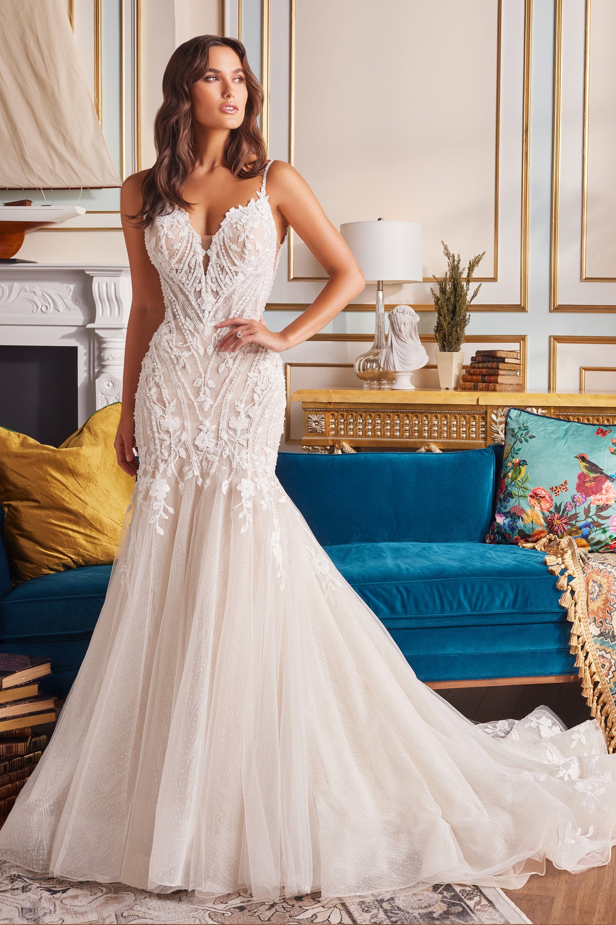Martin Thornburg Wedding Dress 0 / Diamond White/Champagne Martin Thornburg: MT5117 - Caprice