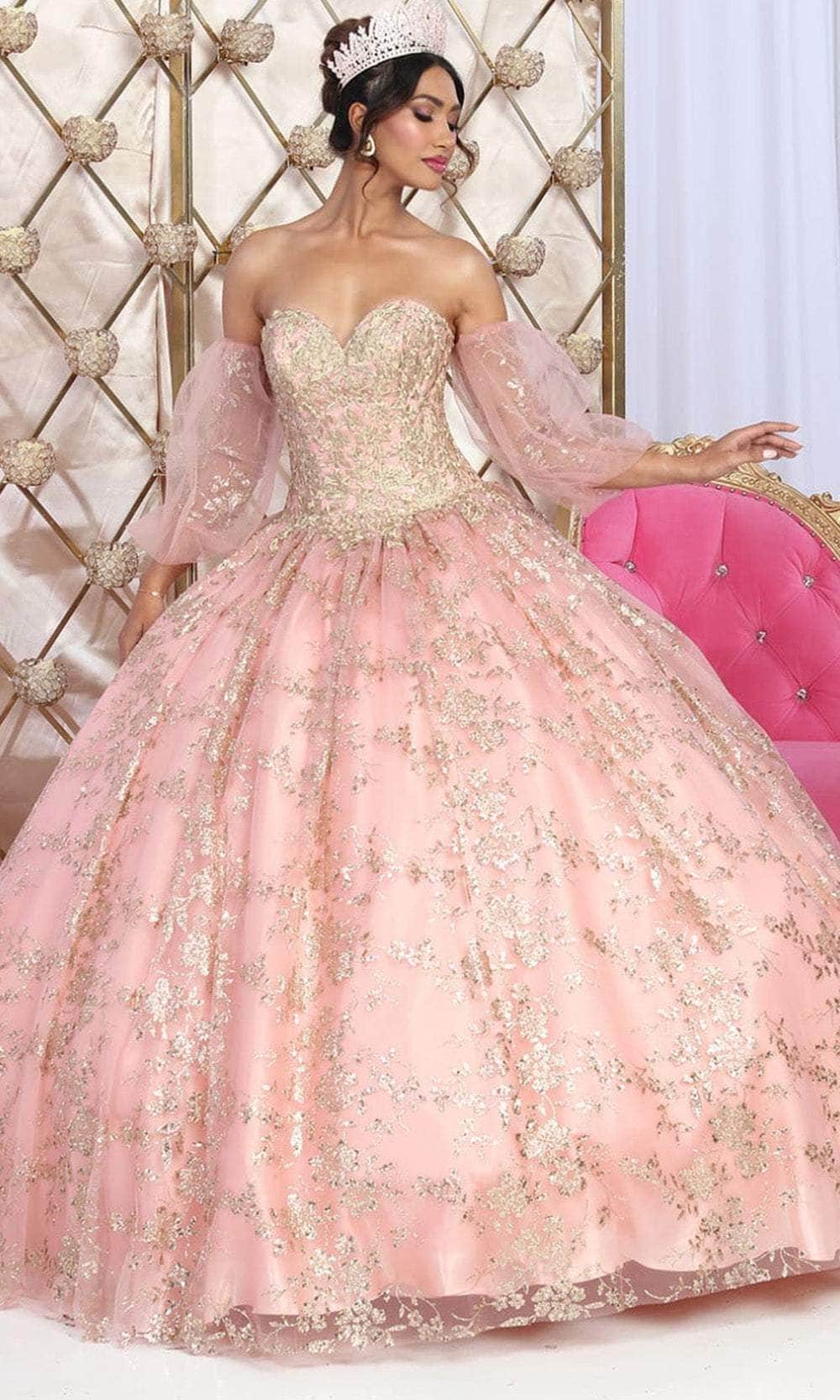 May Queen Quinceanera 4 / Rose Gold May Queen: LK200