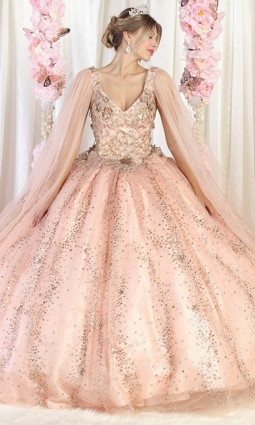 May Queen Quinceanera 4 / Rose Gold May Queen: LK205