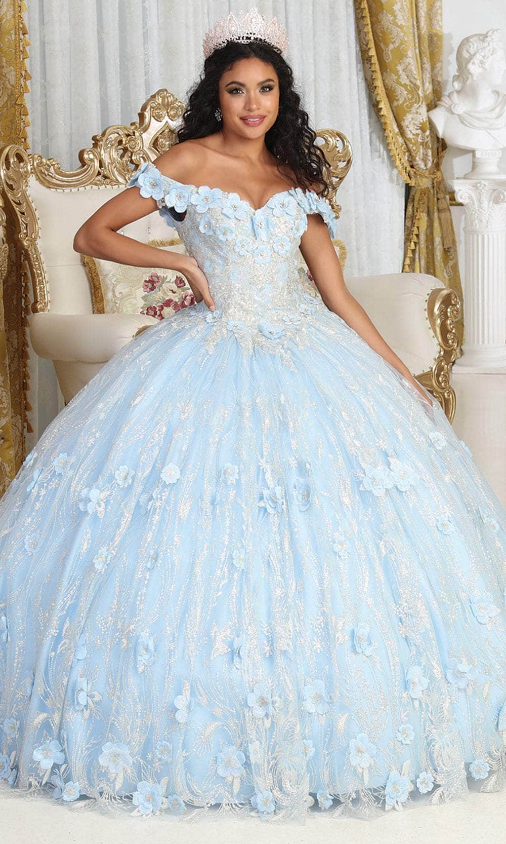 May Queen Quinceanera 4 / Baby Blue May Queen: LK225