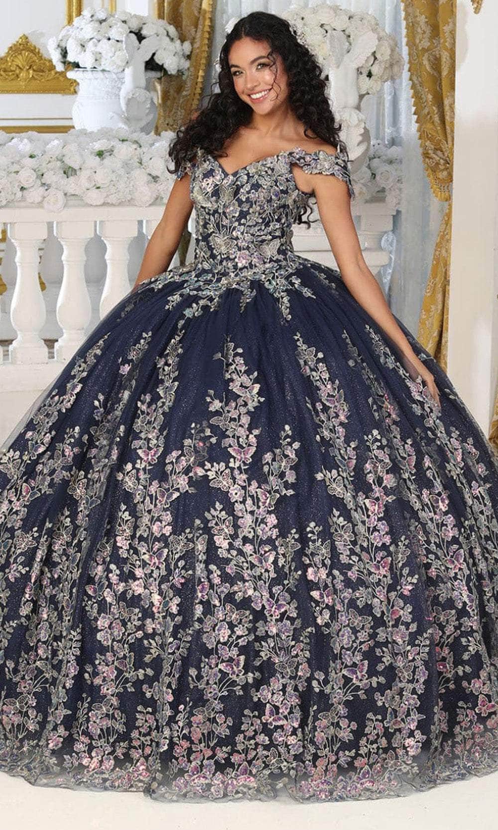 May Queen Quinceanera 4 / Navy May Queen: LK228