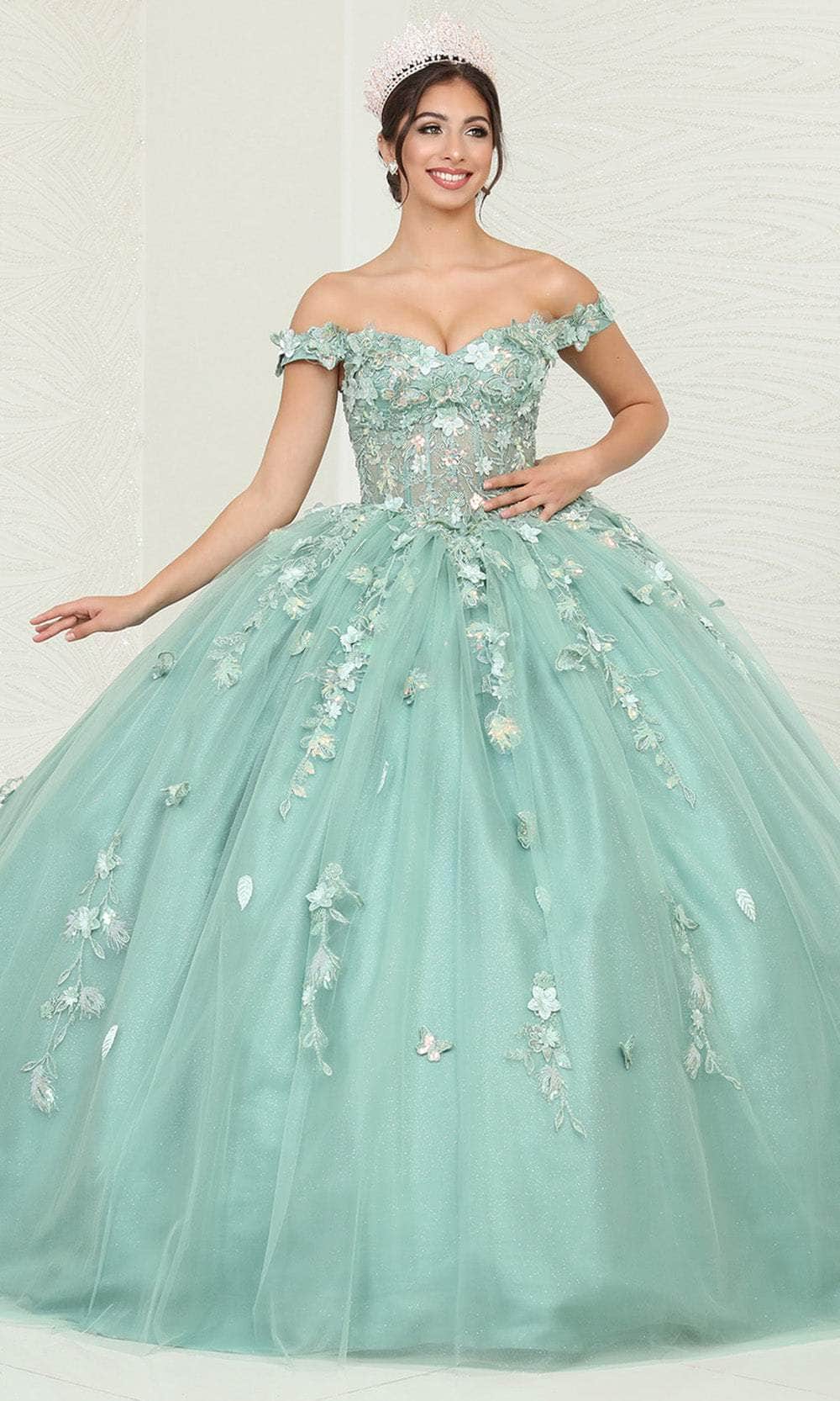 May Queen Quinceanera 4 / Sage May Queen: LK240