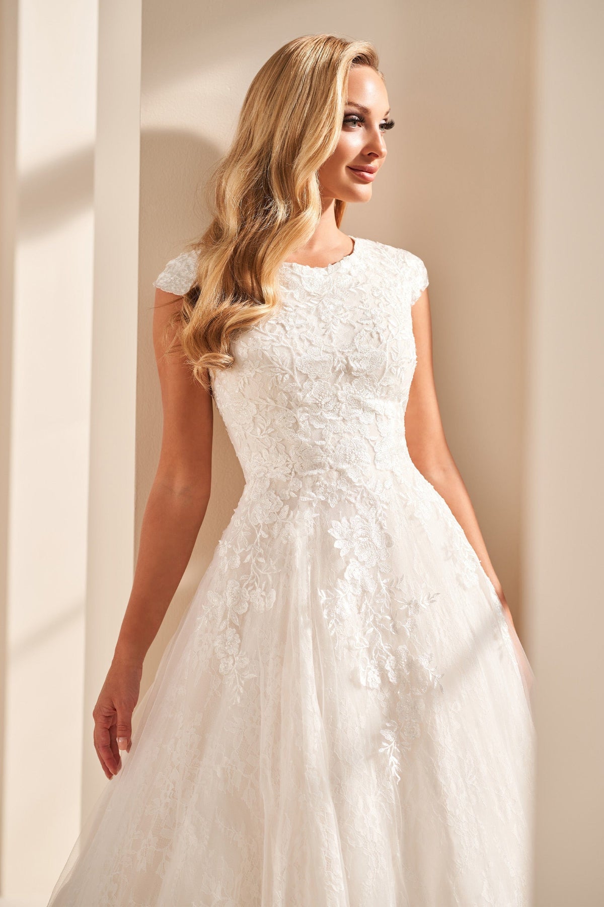 Modest by Mon Cheri Wedding Dress Modest by Mon Cheri: MOD1801