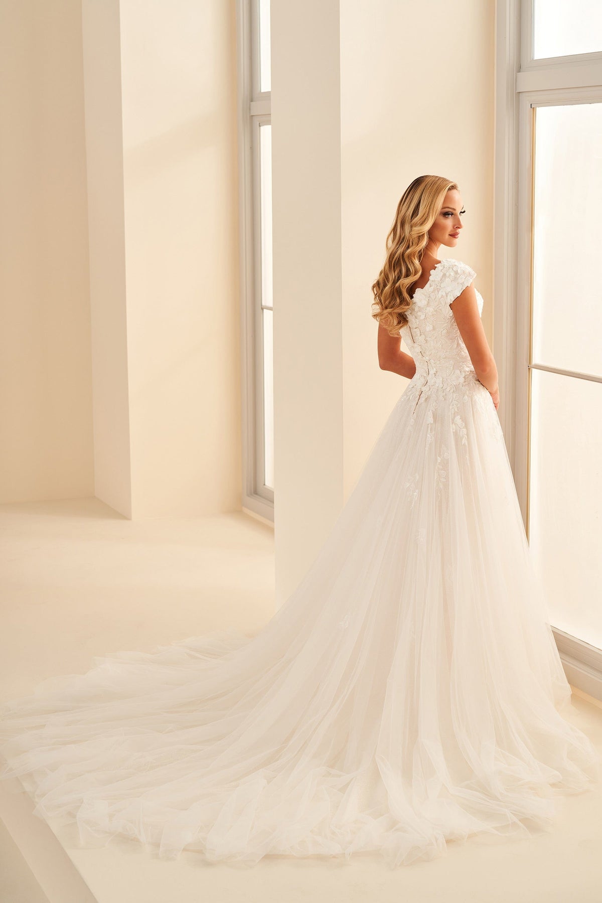 Modest by Mon Cheri Wedding Dress Modest by Mon Cheri: MOD1803