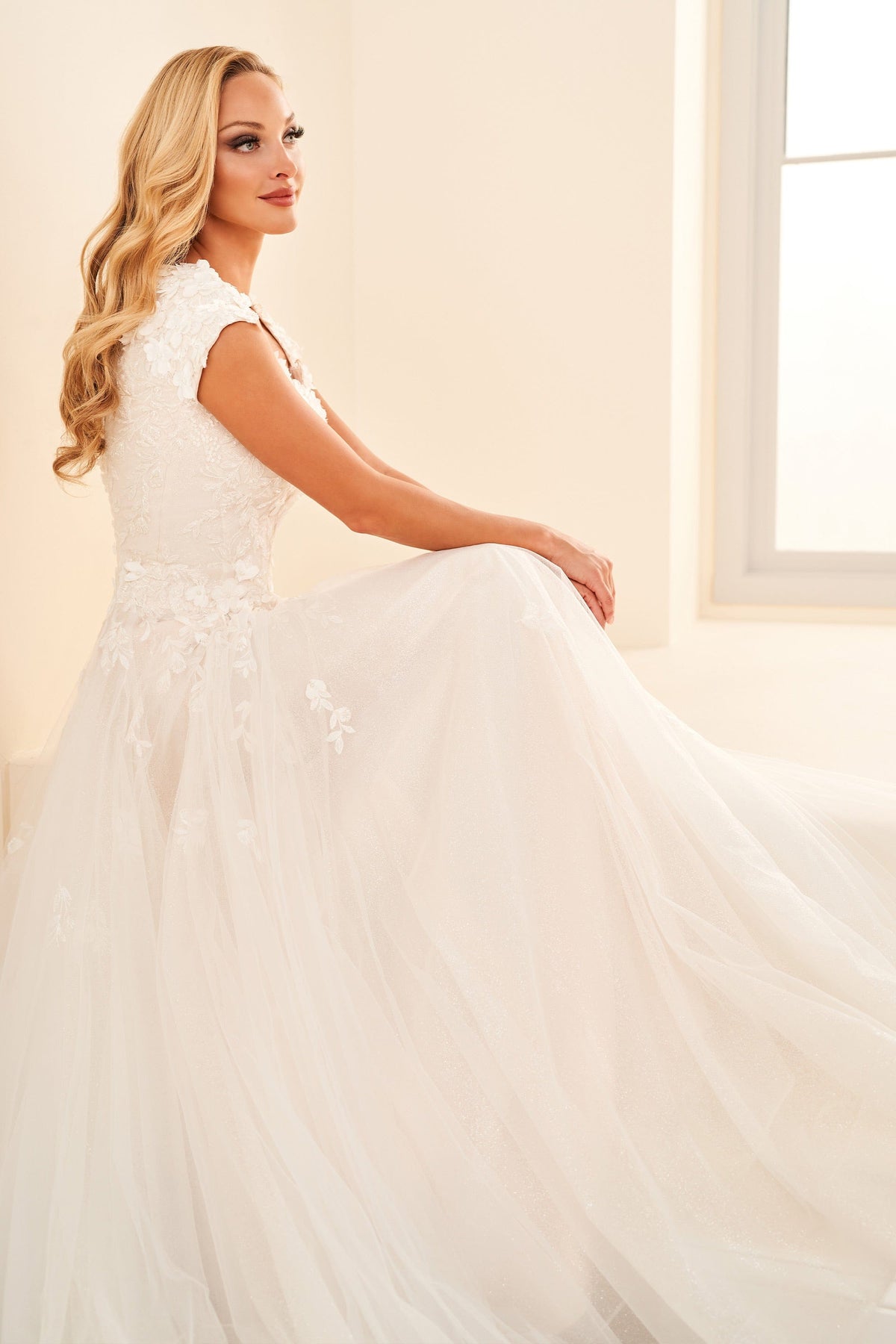 Modest by Mon Cheri Wedding Dress Modest by Mon Cheri: MOD1803