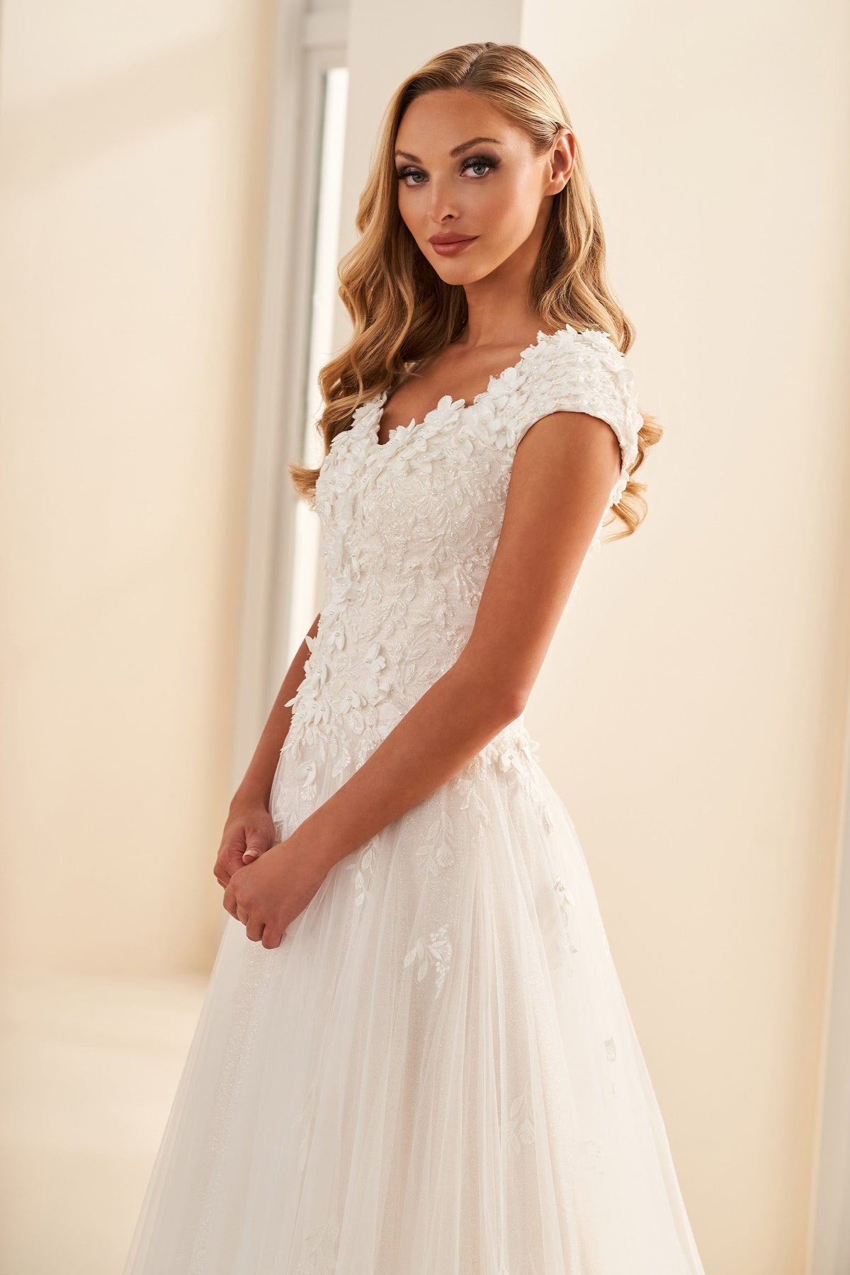 Modest by Mon Cheri Wedding Dress Modest by Mon Cheri: MOD1803