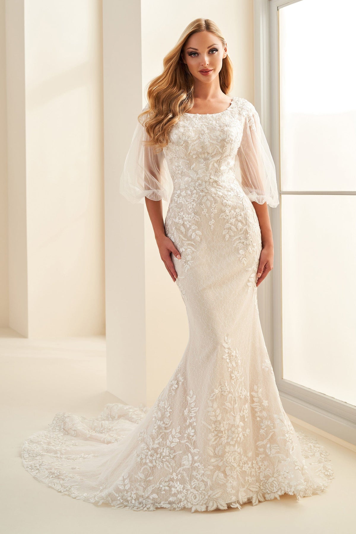 Modest by Mon Cheri Wedding Dress Modest by Mon Cheri: MOD1806